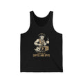 Fueled By Coffee and Spite Funny Eagle Tank Top | Sarcastic 4th of July Tee | Patriotic Gift
