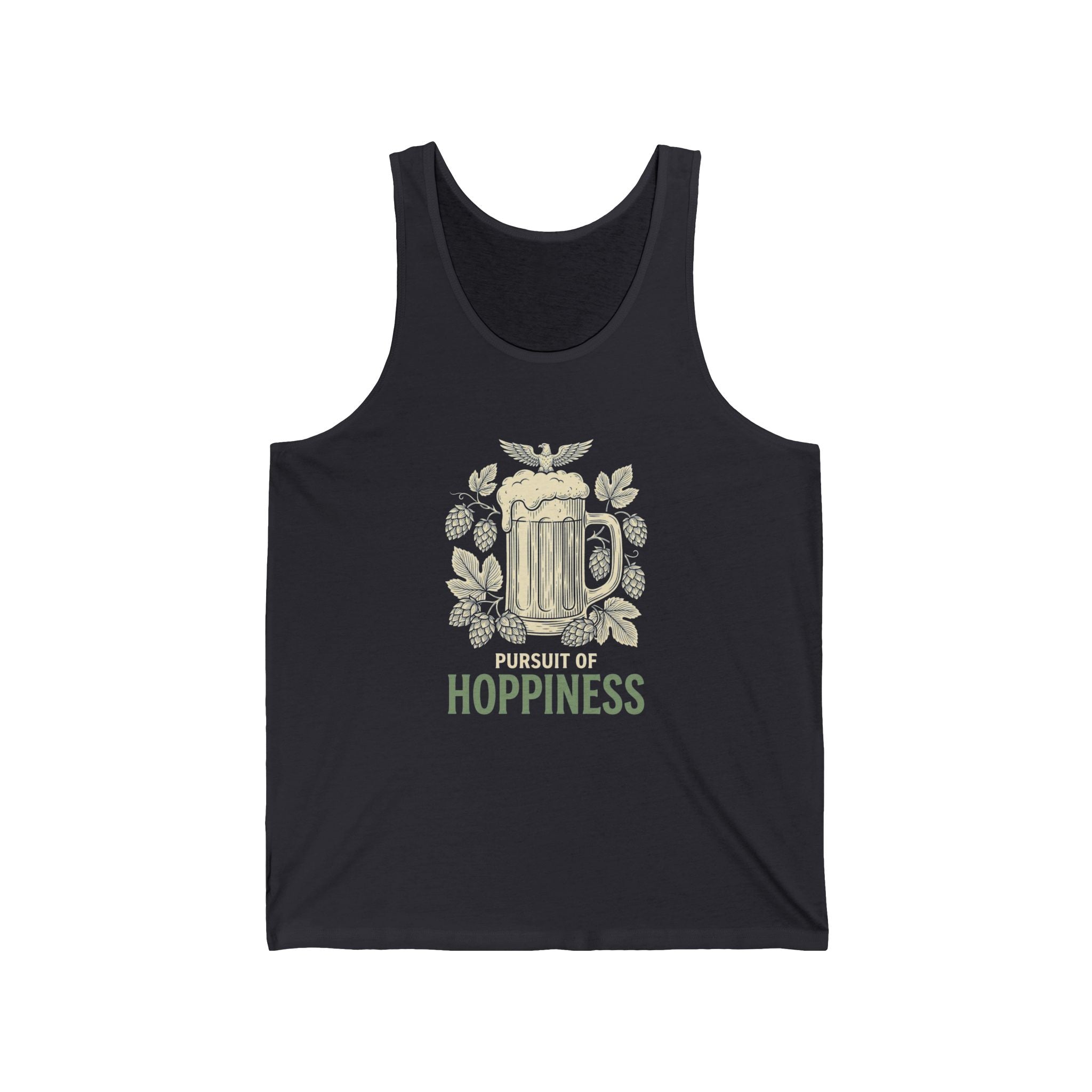 Pursuit of Hoppiness Tank Top | Funny Craft Beer 4th of July Tee | Patriotic Beer Lover Gift | IPA Hops Shirt