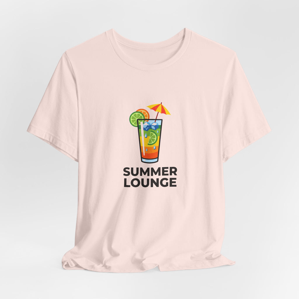 Tropical Cocktail Illustration Shirt | Summer Poolside Tee