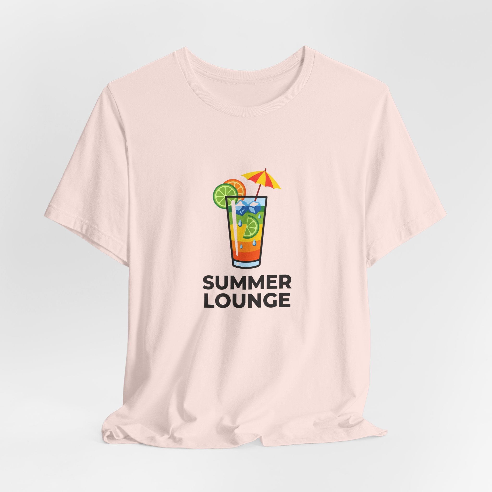 Tropical Cocktail Illustration Shirt | Summer Poolside Tee