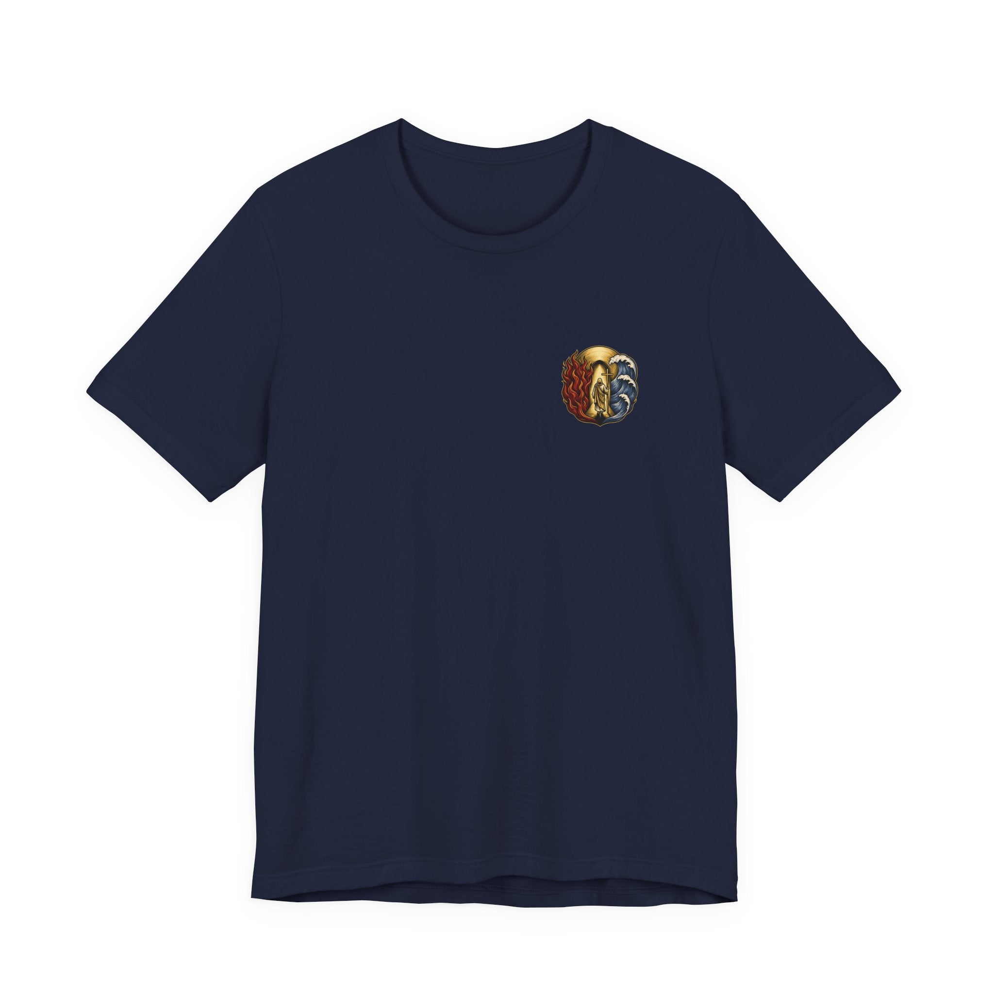 Through Fire and Water Christian Tee | Reformed Warrior Faith Shirt