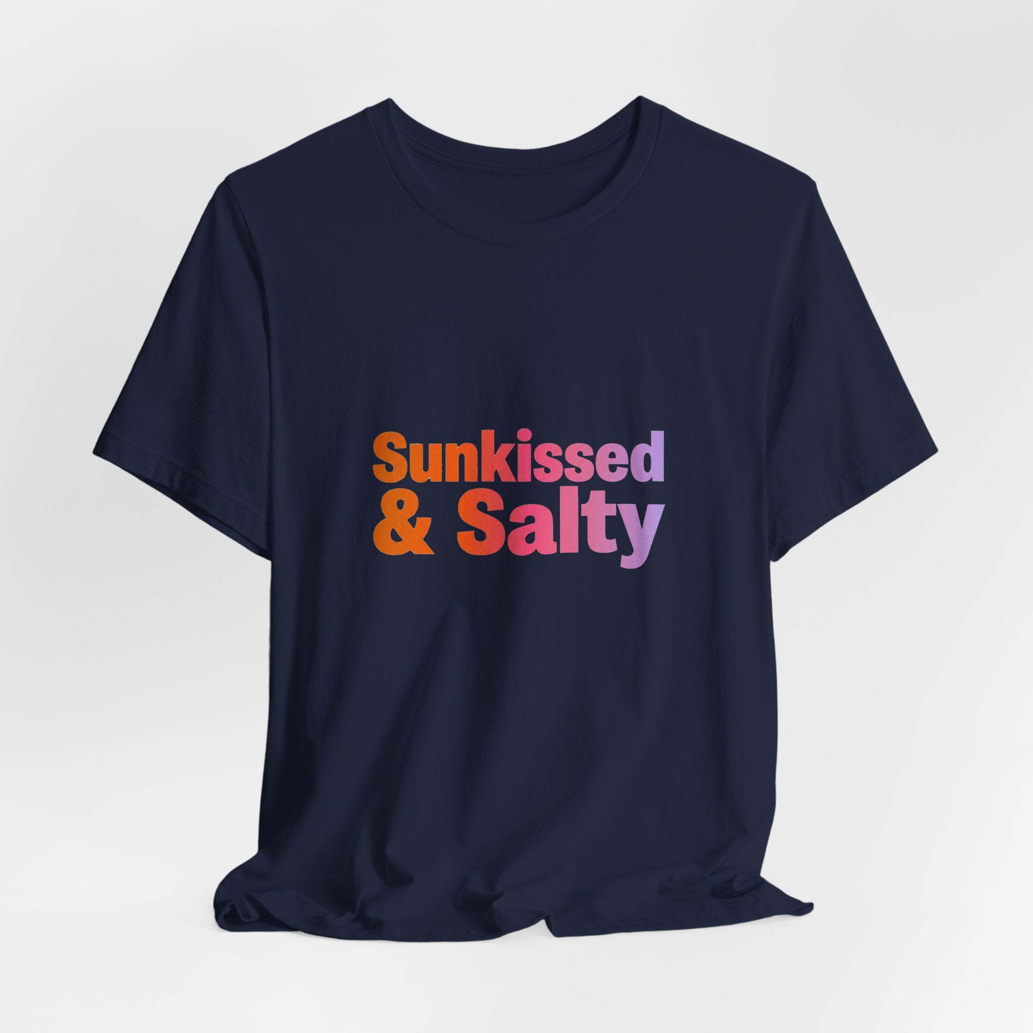 Sunkissed & Salty Tee - Retro 70s Typography Shirt