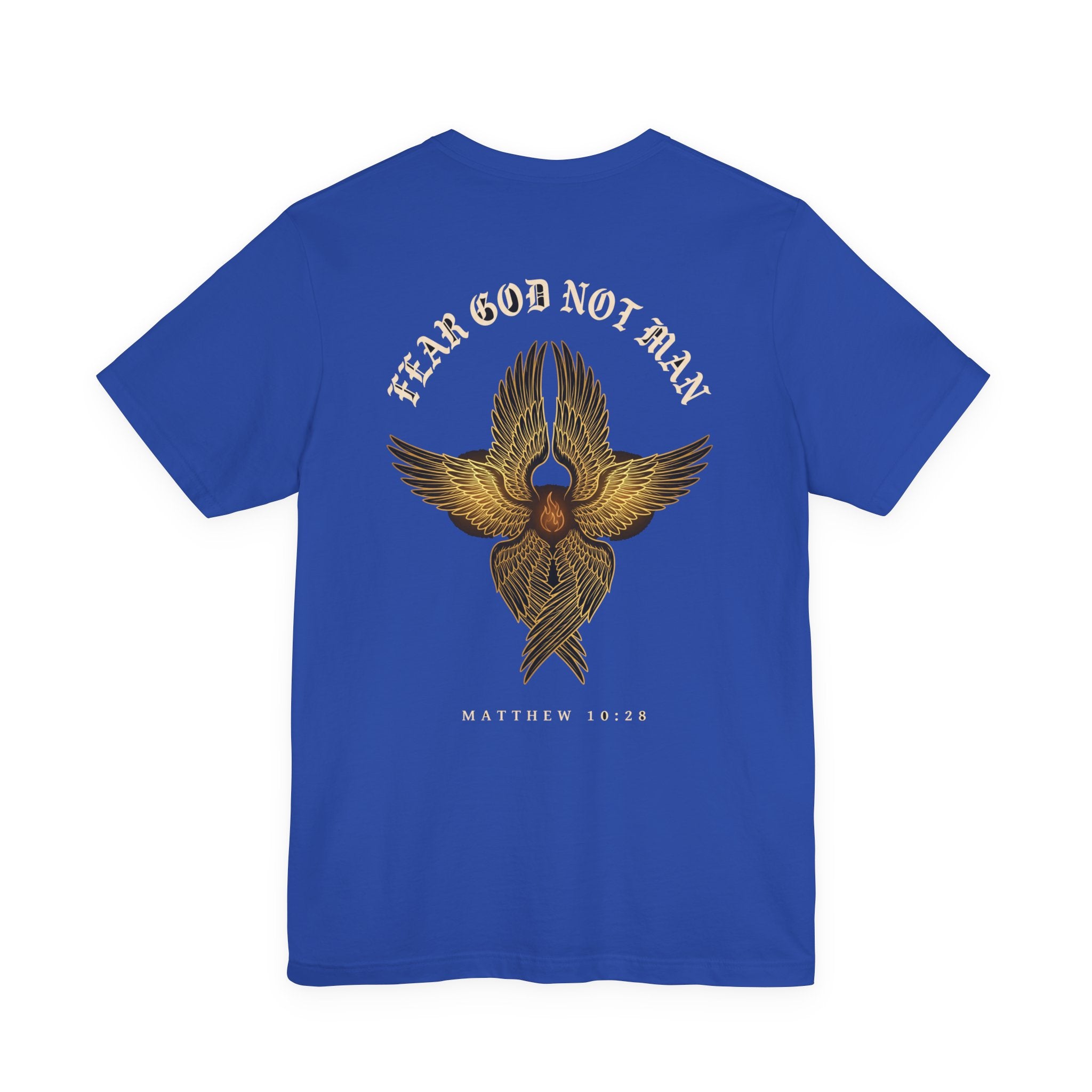 Fear God Not Man Christian Tee | Reformed Warrior Faith Shirt
