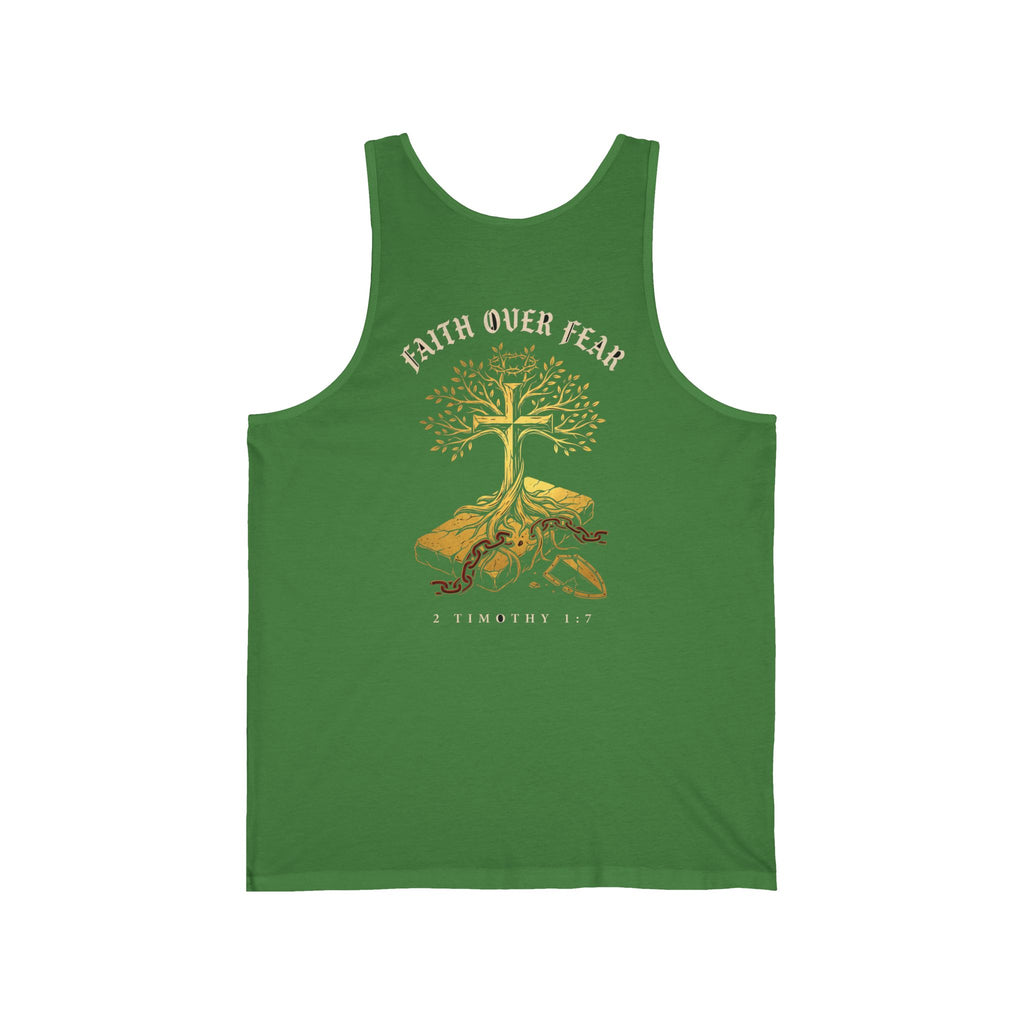 Faith Over Fear Christian Tank Top | Minimalist Faith Shirt
