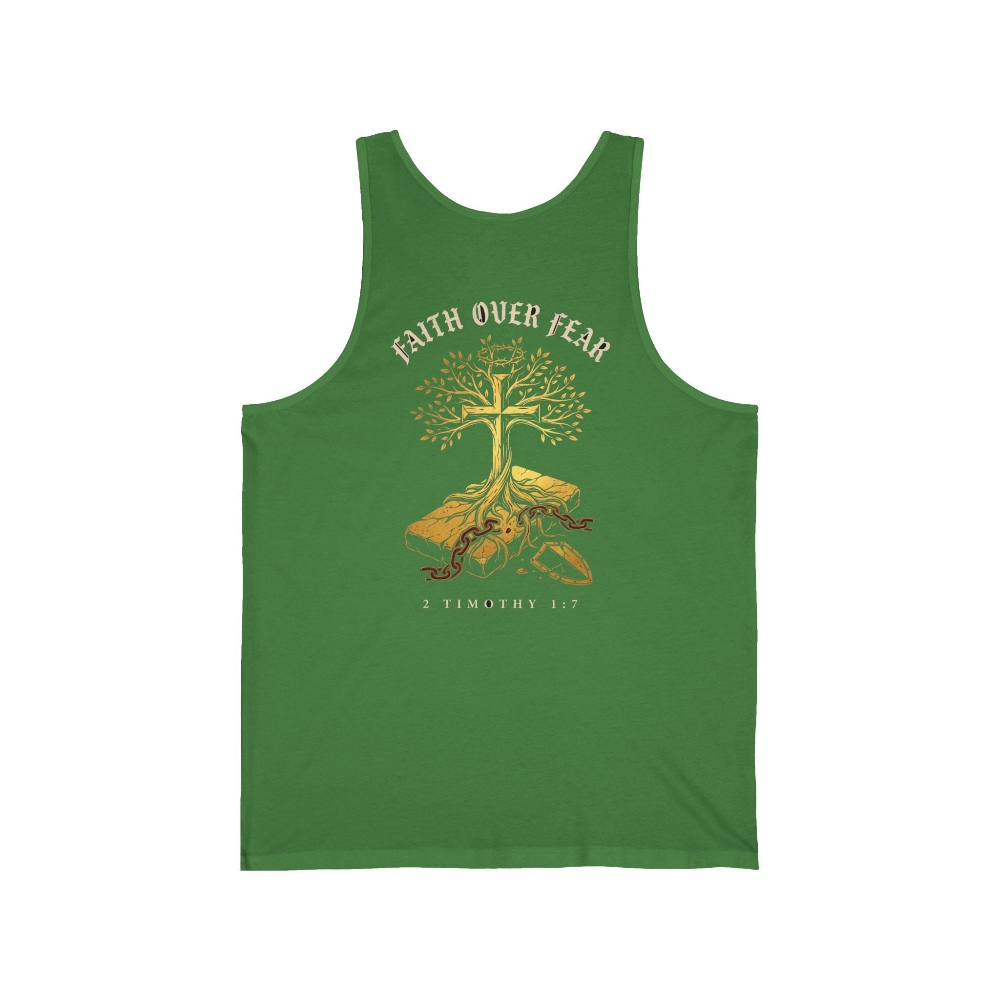 Faith Over Fear Christian Tank Top | Minimalist Faith Shirt