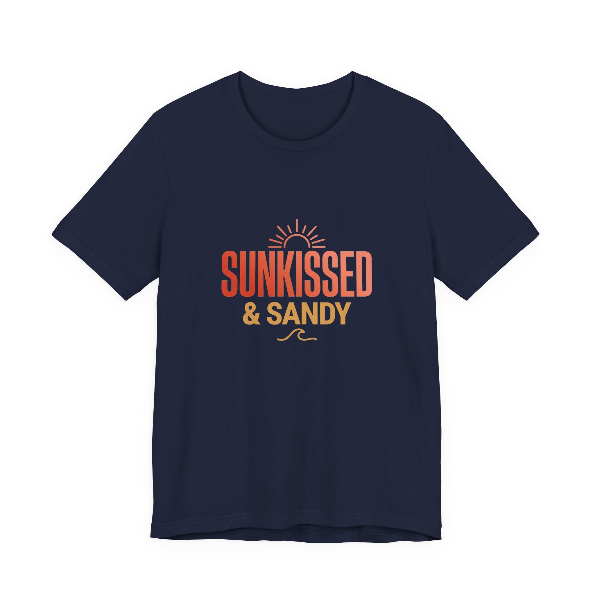 Sunkissed & Sandy Tee - Beach Vibe Graphic Shirt for Relaxed Days