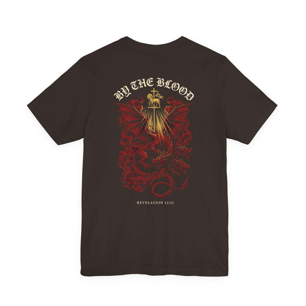 By the Blood Christian Tee | Reformed Warrior Faith Shirt