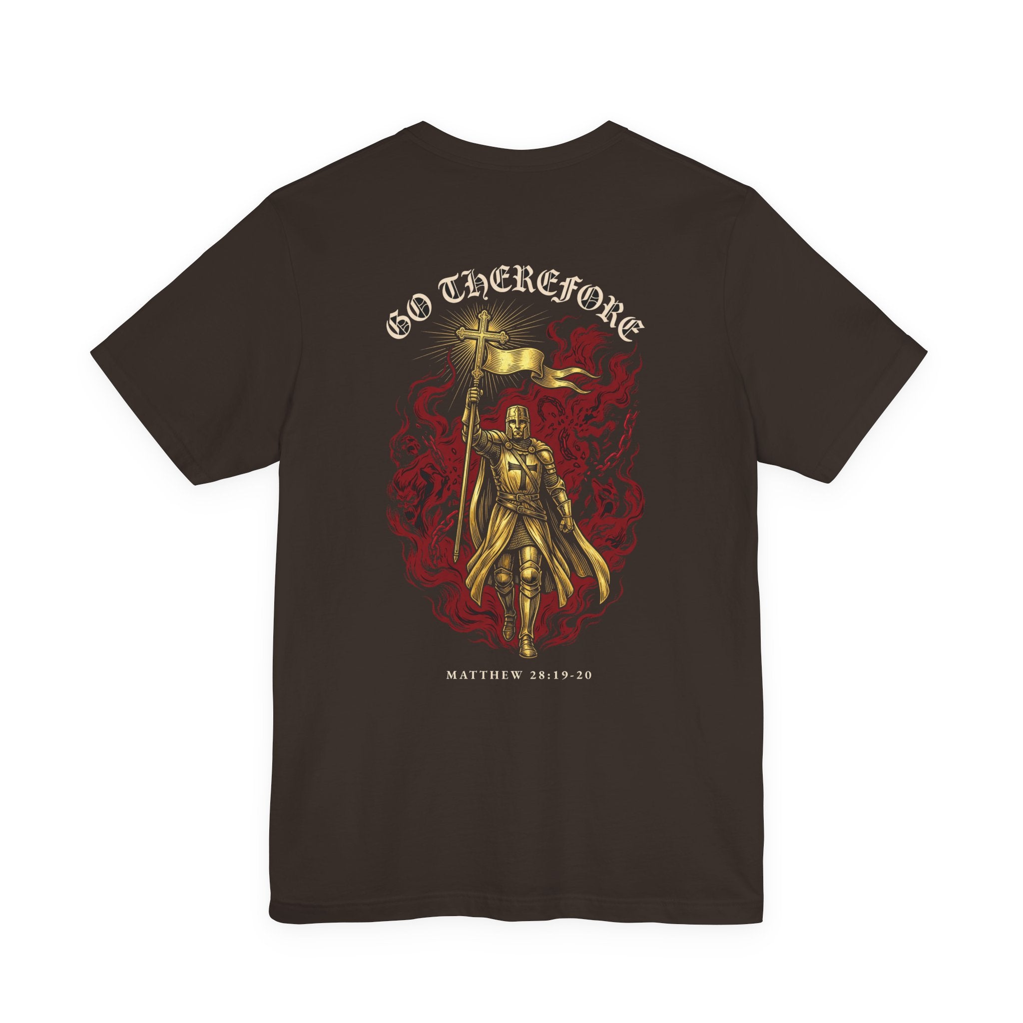 Go Therefore Christian Tee | Reformed Warrior Faith Shirt