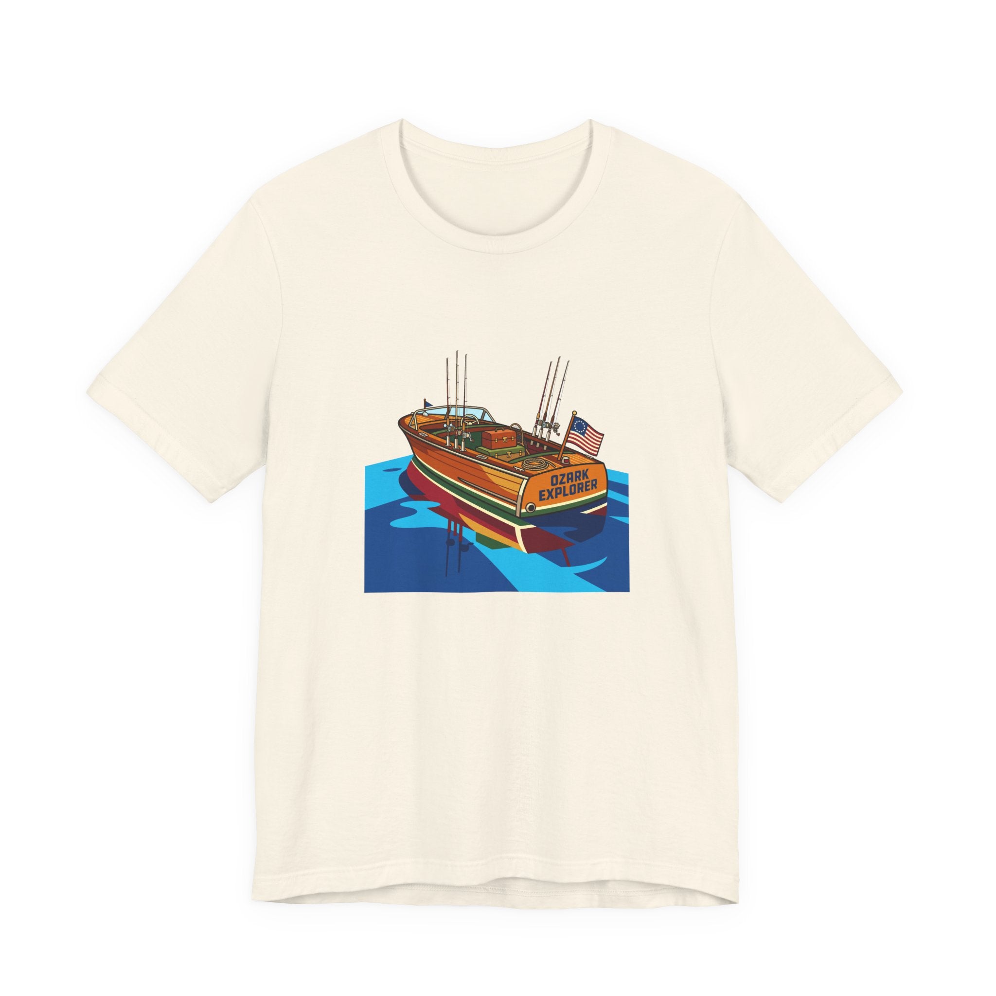 Vintage Wooden Boat Tee | Lake of the Ozarks Adventure Shirt