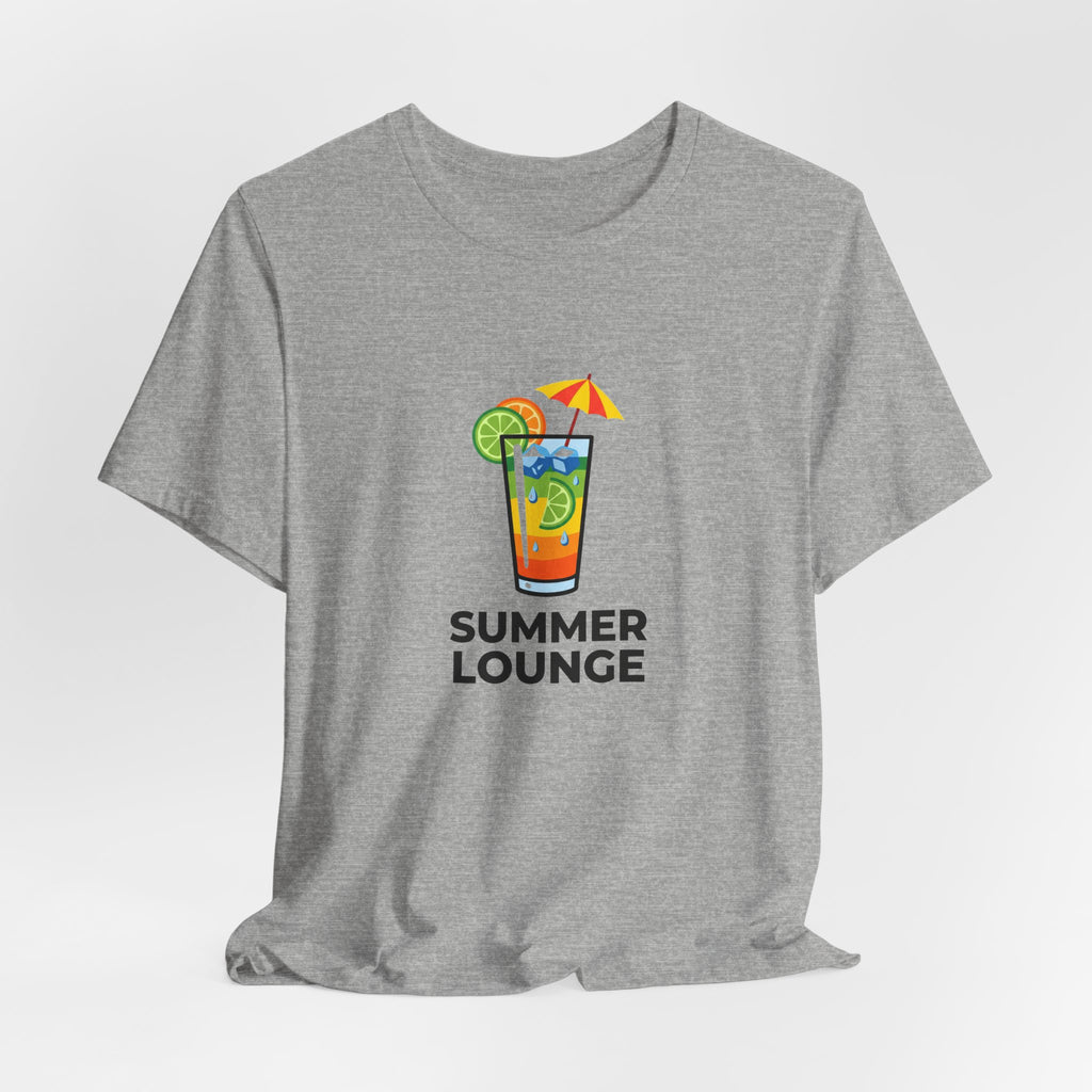 Tropical Cocktail Illustration Shirt | Summer Poolside Tee