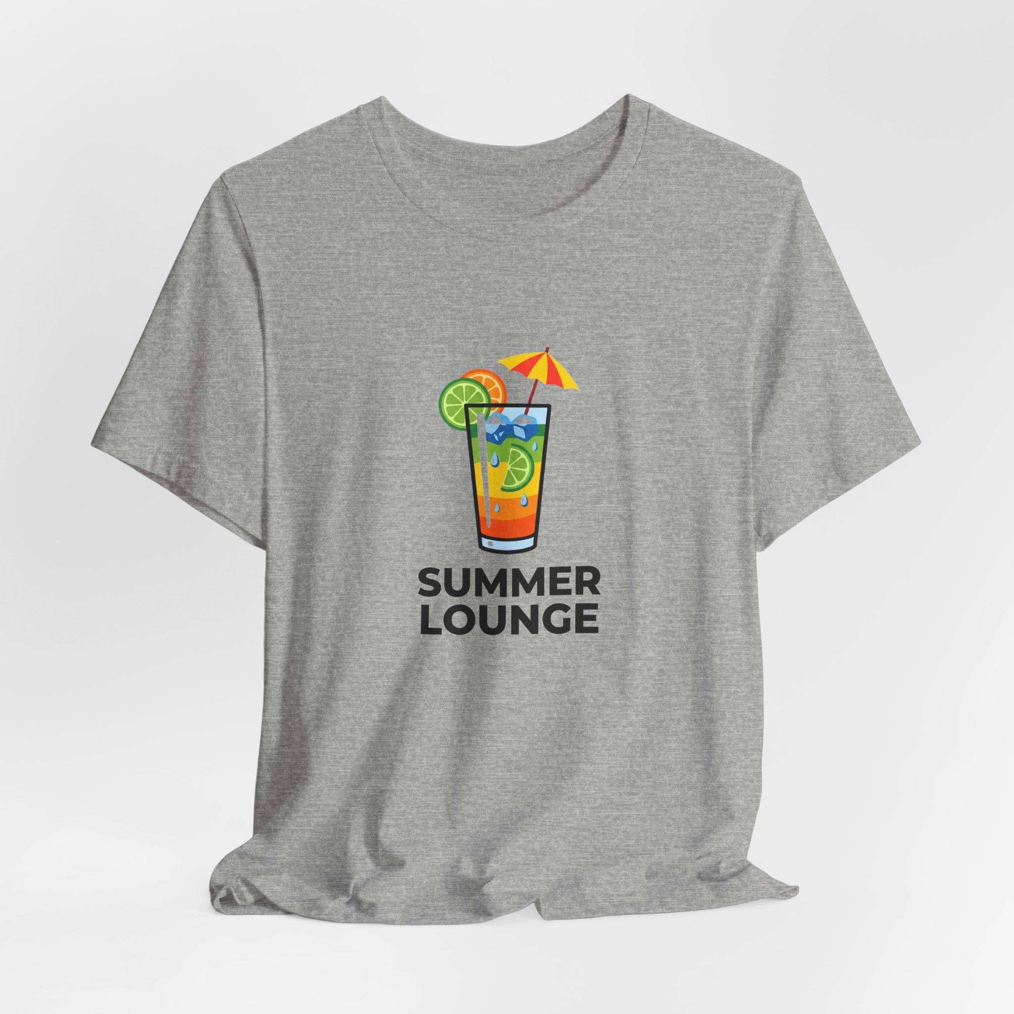 Tropical Cocktail Illustration Shirt | Summer Poolside Tee