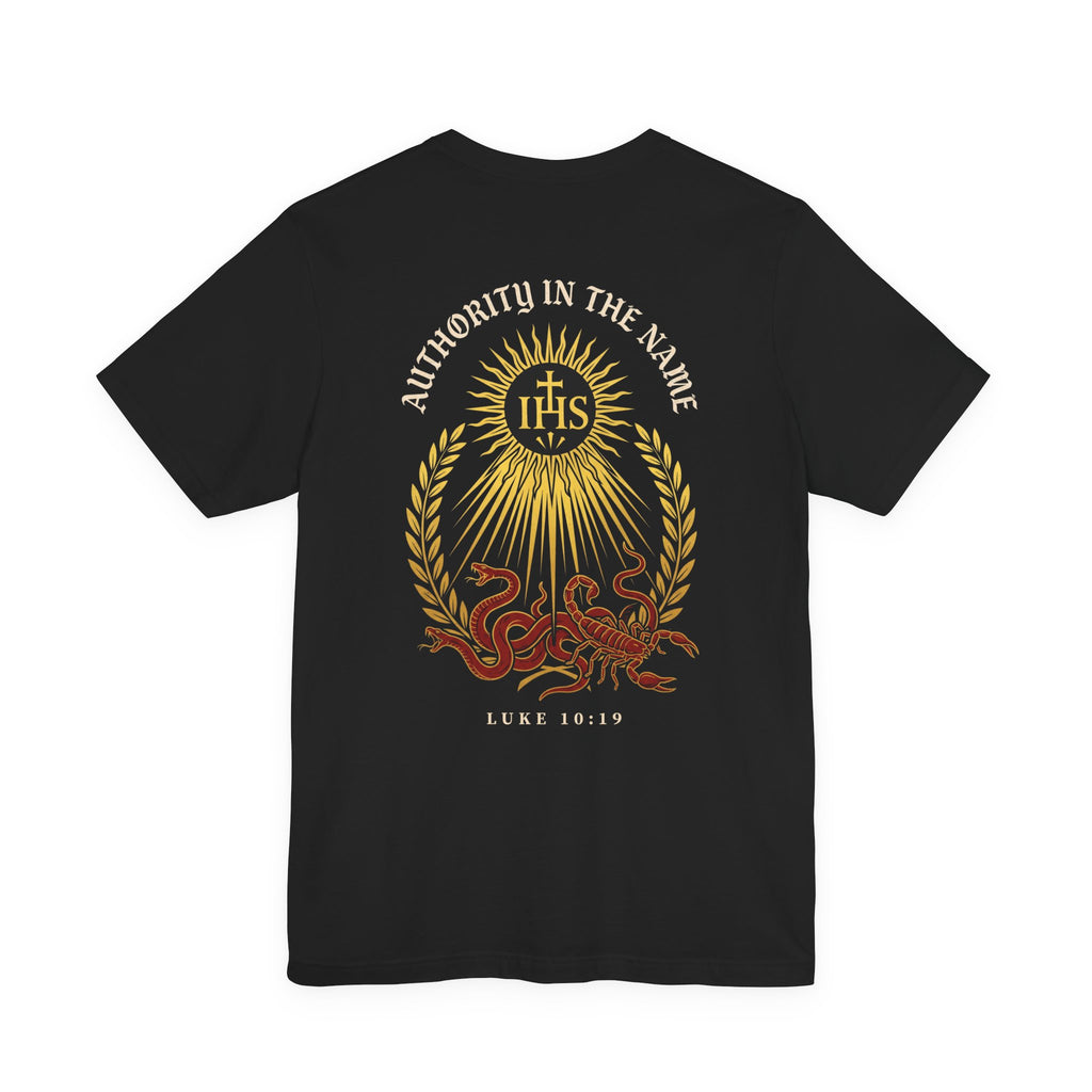 Authority in the Name - Christian Tee | Warrior Faith Bible Shirt