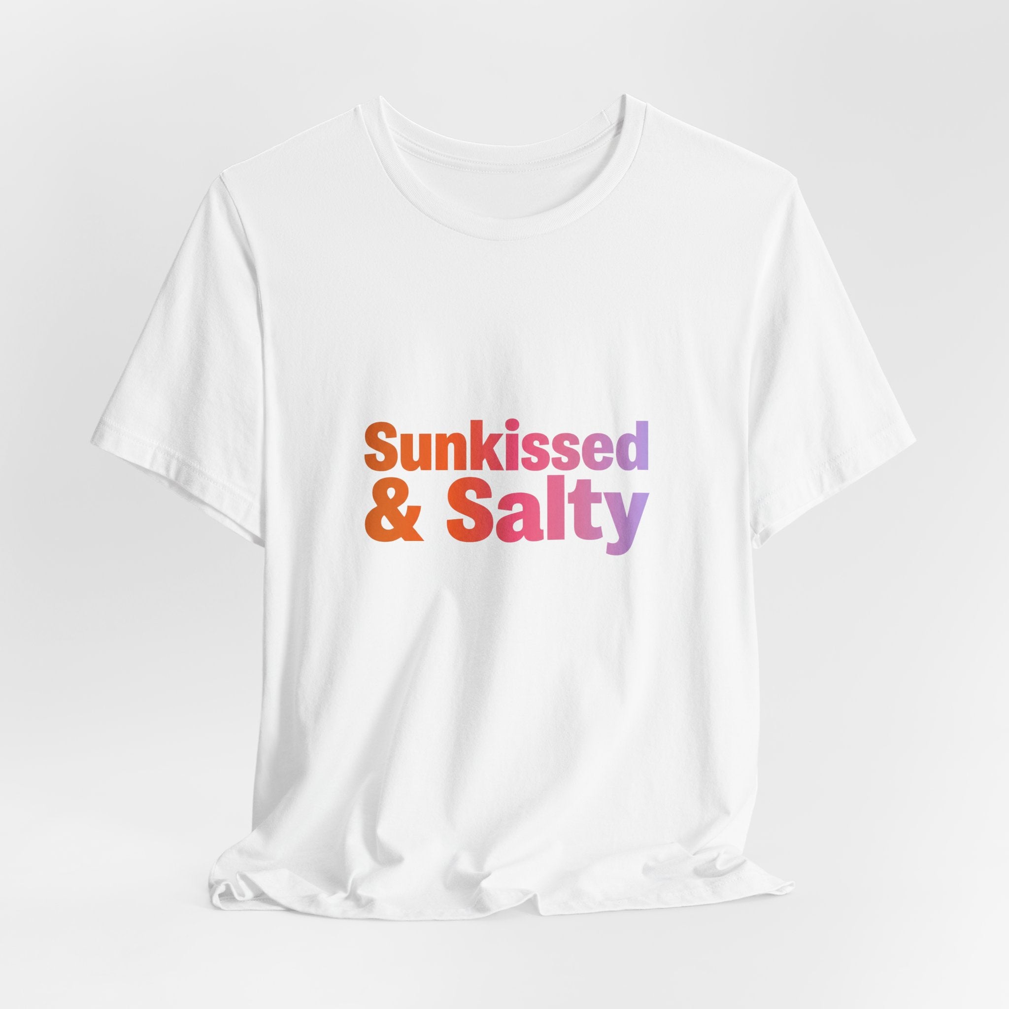 Sunkissed & Salty Tee - Retro 70s Typography Shirt