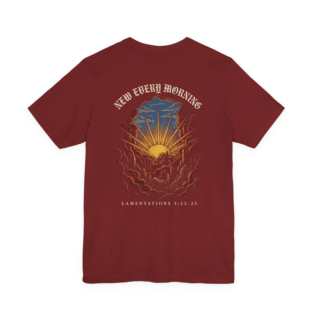 New Every Morning Christian Tee | Reformed Warrior Faith Shirt