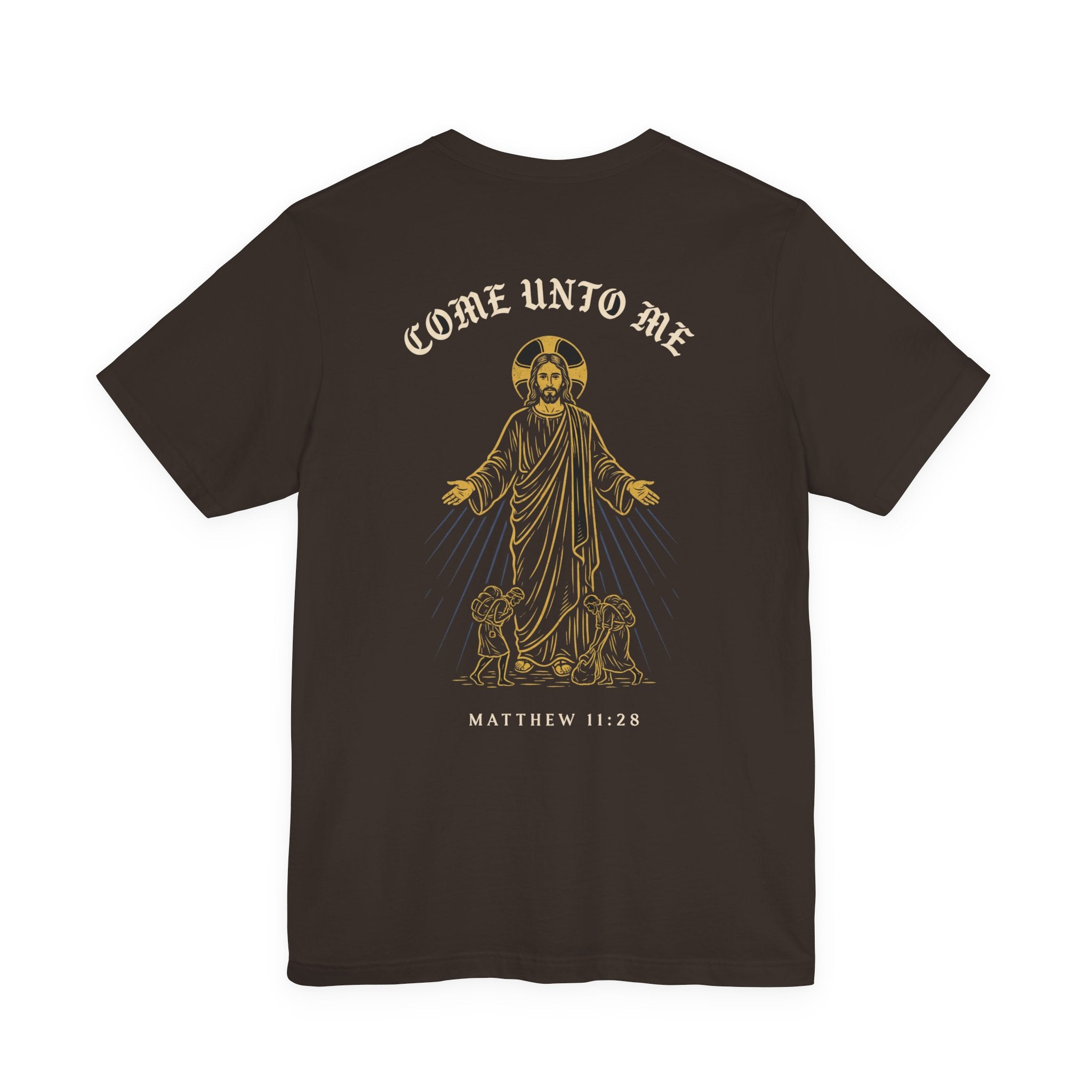 Come to Me All Who Are Weary Christian Tee | Warrior Faith Bible Shirt