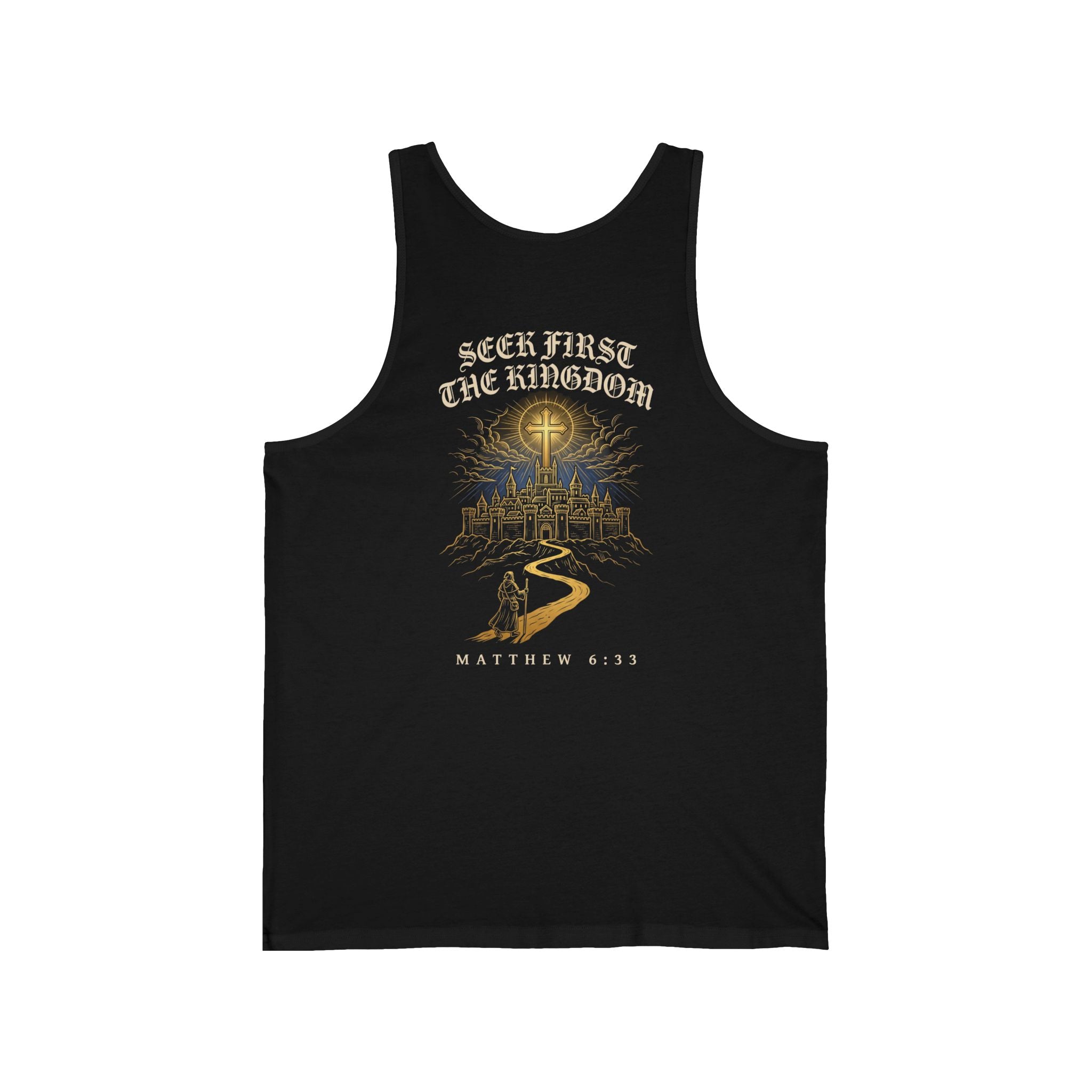 Seek First the Kingdom of God Christian Tank Top | Faith Bible Verse