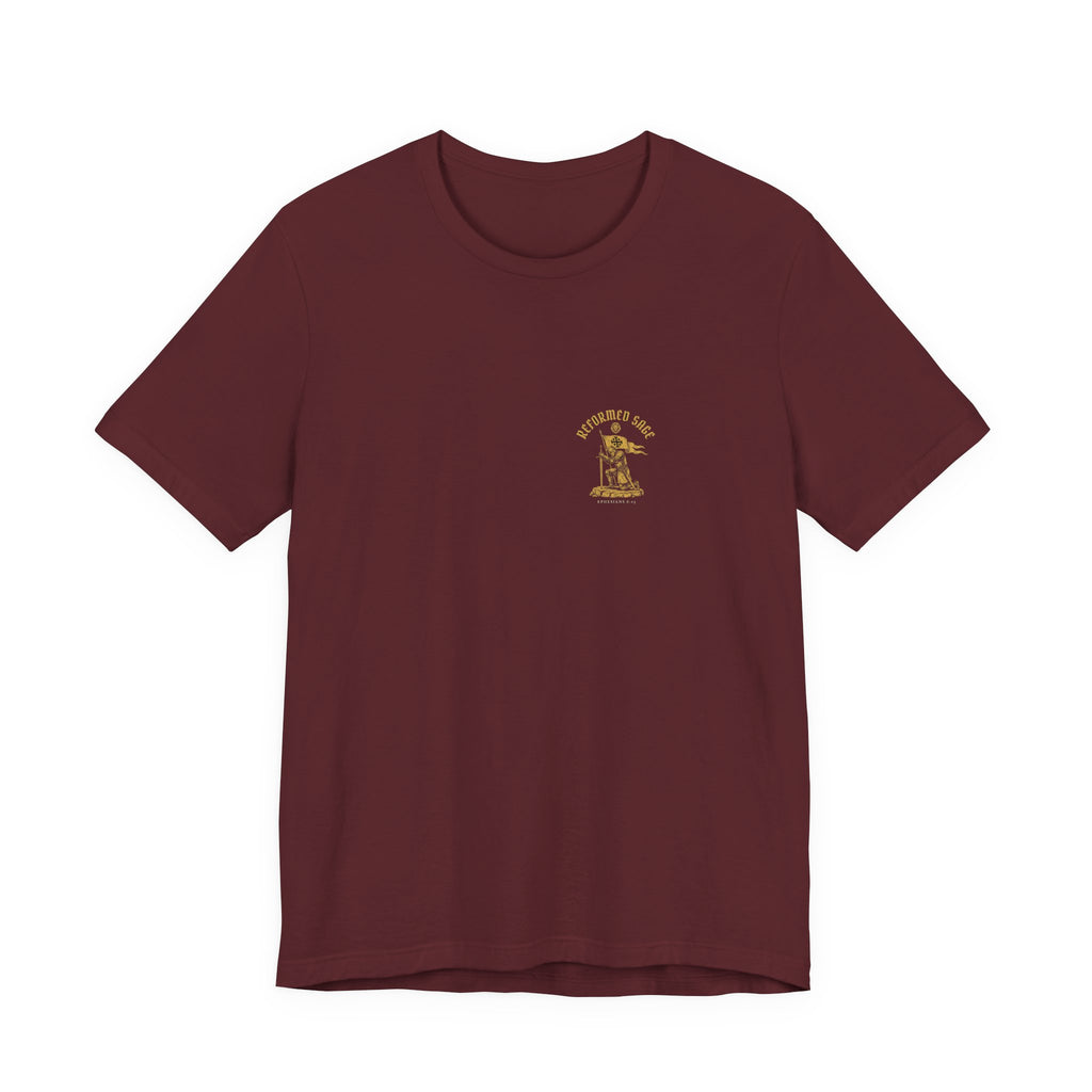 Be Strong and Courageous Warrior Christian Tee | Crusades Faith Bible Shirt