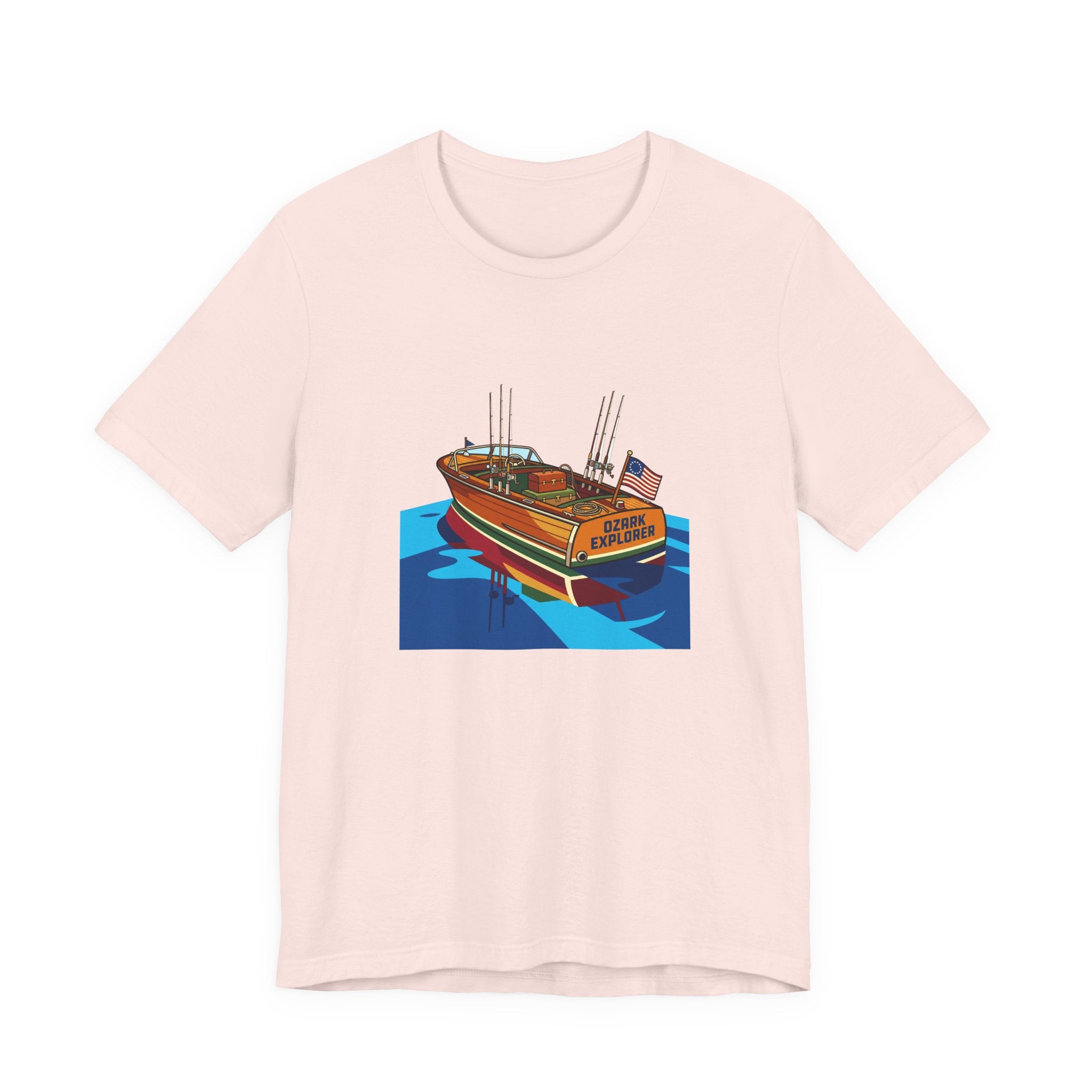 Vintage Wooden Boat Tee | Lake of the Ozarks Adventure Shirt
