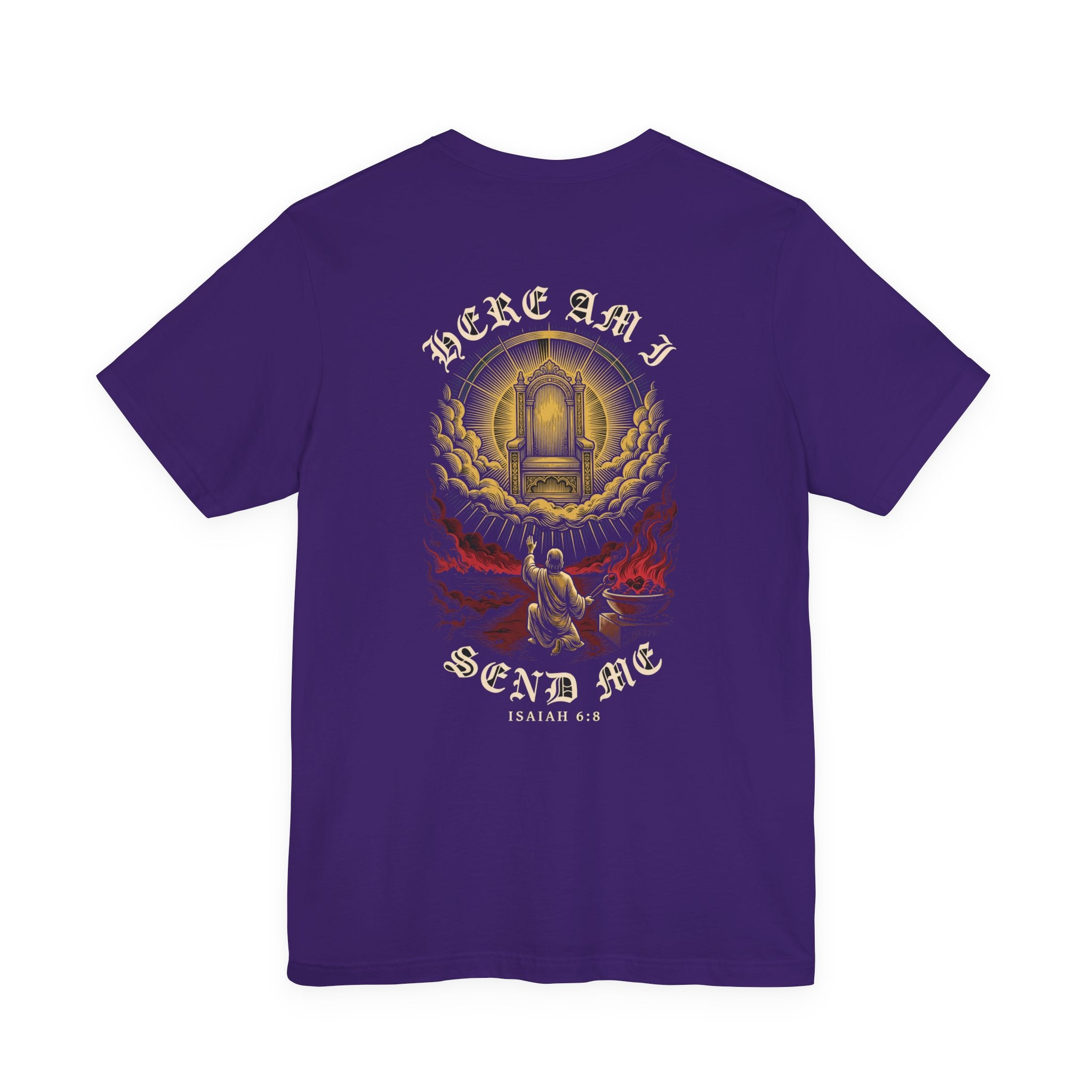 Here Am I Send Me Christian Tee | Reformed Warrior Faith Shirt
