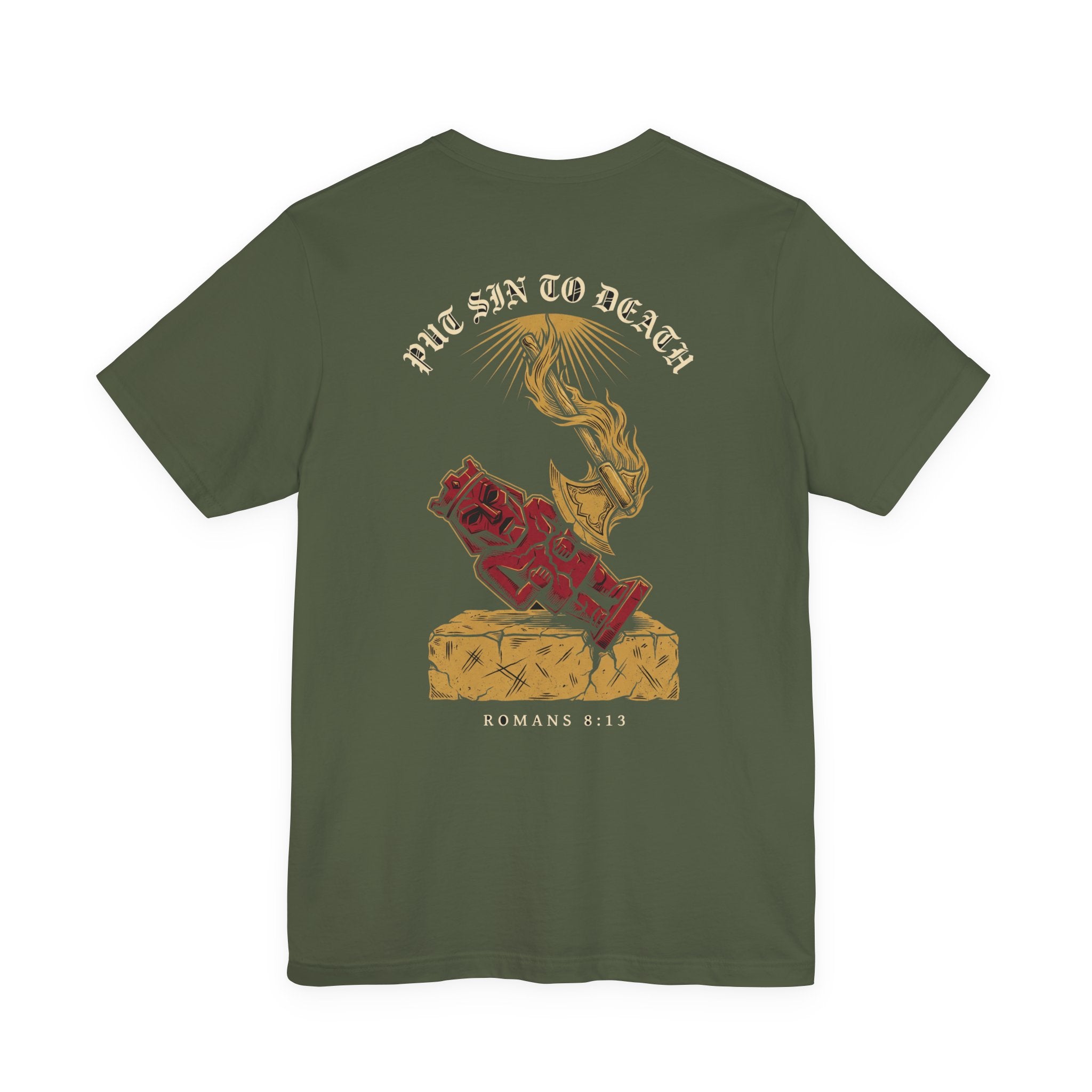 Put Sin to Death Christian Tee | Reformed Warrior Faith Shirt