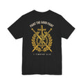 Fight the Good Fight Christian Tee | Reformed Warrior Faith Shirt