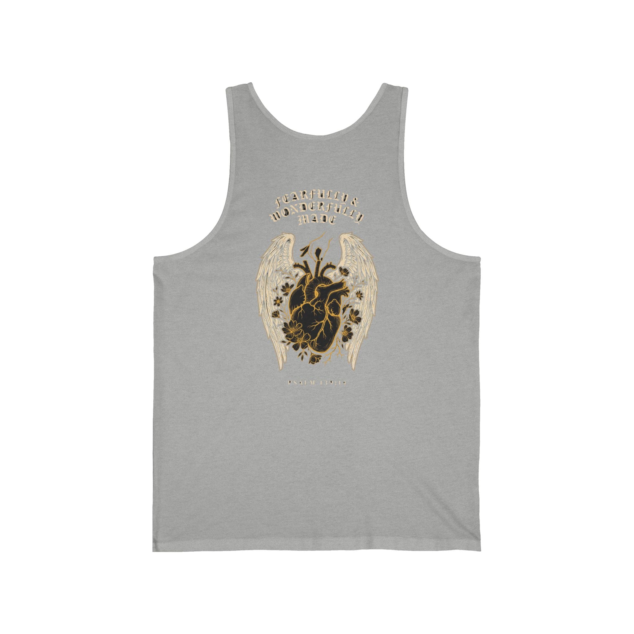 Fearfully and Wonderfully Made Tank Top | Psalm 139:14 Christian Faith