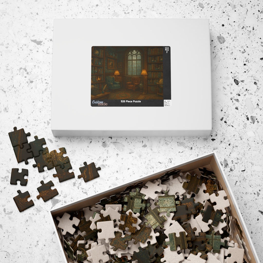 Vintage Library Jigsaw Puzzle - Stories of the Ages Scene