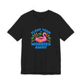 Flamingo Float Pool Tee - Float Your Worries Away Shirt
