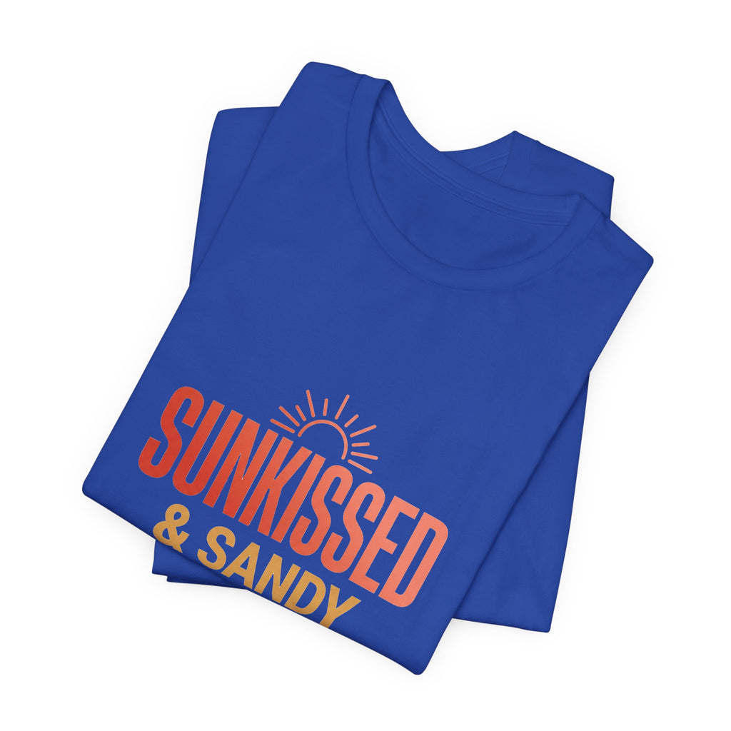 Sunkissed & Sandy Tee - Beach Vibe Graphic Shirt for Relaxed Days