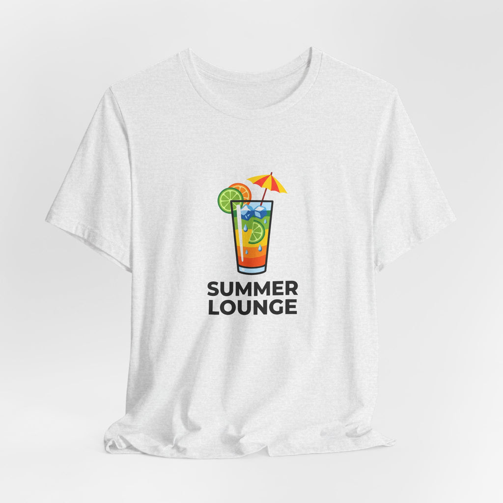 Tropical Cocktail Illustration Shirt | Summer Poolside Tee