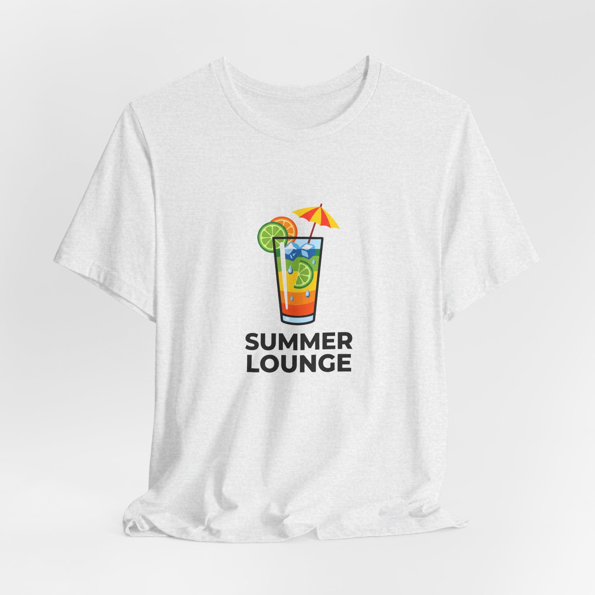 Tropical Cocktail Illustration Shirt | Summer Poolside Tee