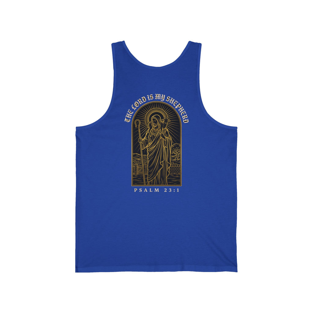 The Lord Is My Shepherd Christian Tank Top | Faith Bible Verse