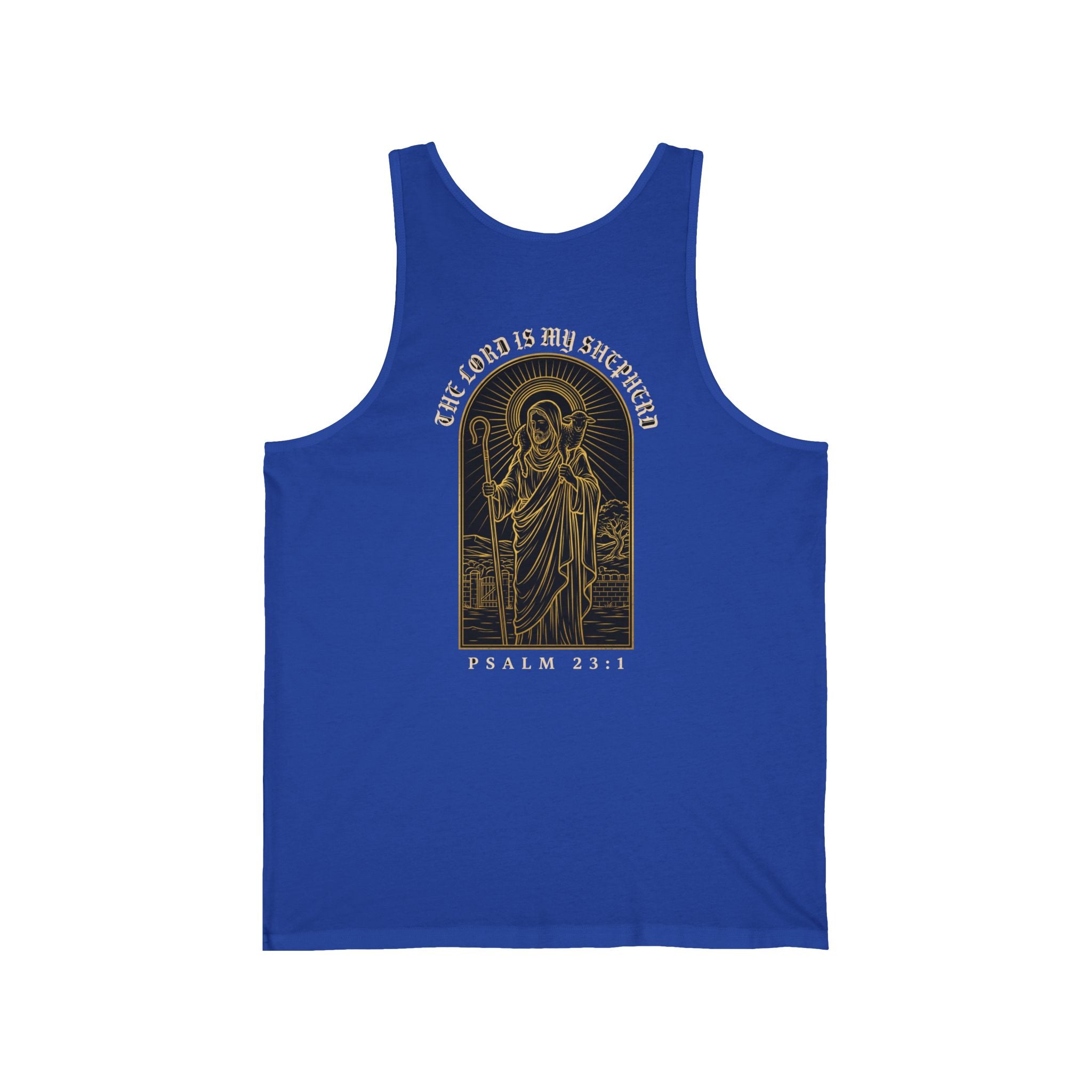 The Lord Is My Shepherd Christian Tank Top | Faith Bible Verse