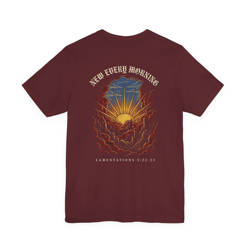 New Every Morning Christian Tee | Reformed Warrior Faith Shirt