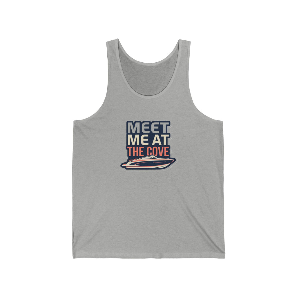 Lake Life Tank Top - Meet Me at the Cove Boating Tee