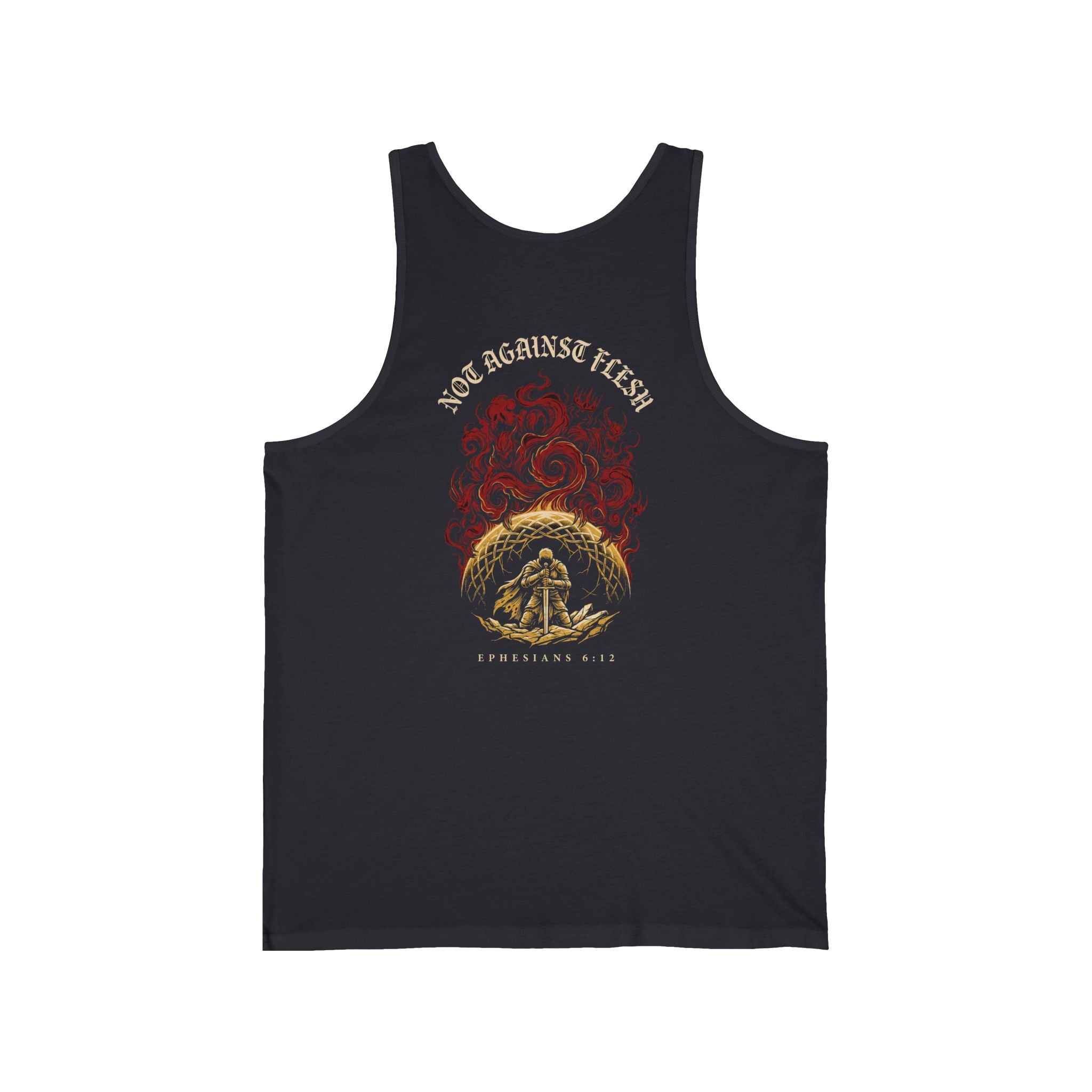 Not Against Flesh Christian Tank | Reformed Warrior Faith
