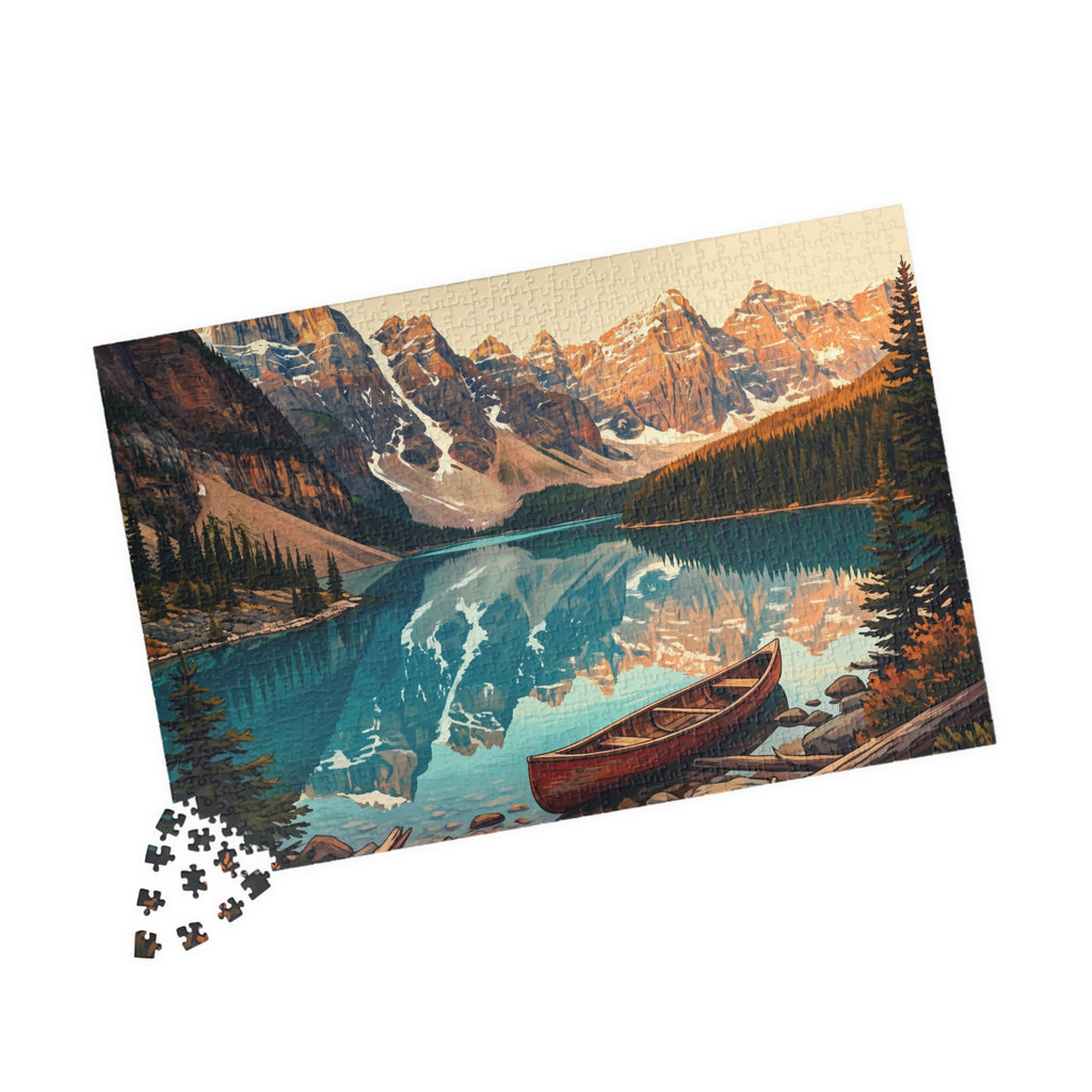 Banff Moraine Lake Jigsaw Puzzle | Canadian Rockies Scenic