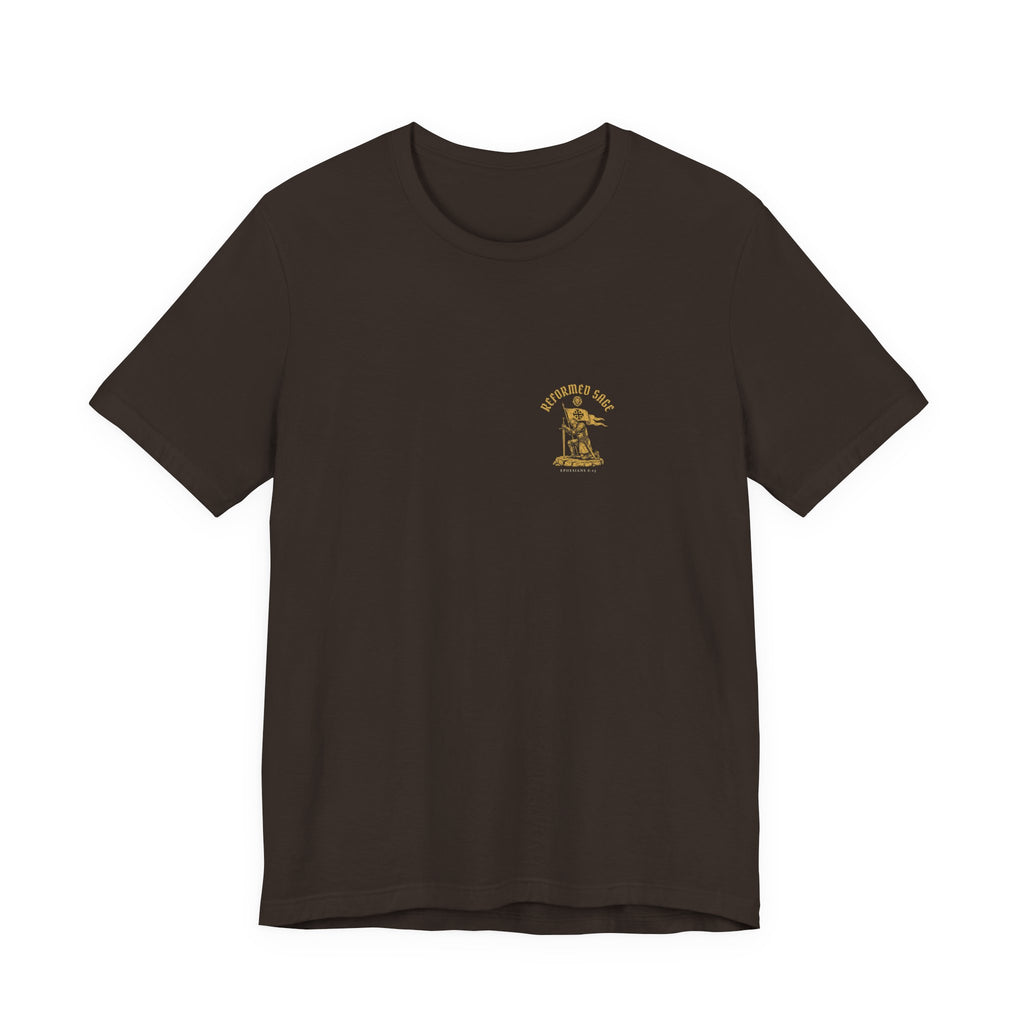 Be Strong and Courageous Warrior Christian Tee | Crusades Faith Bible Shirt