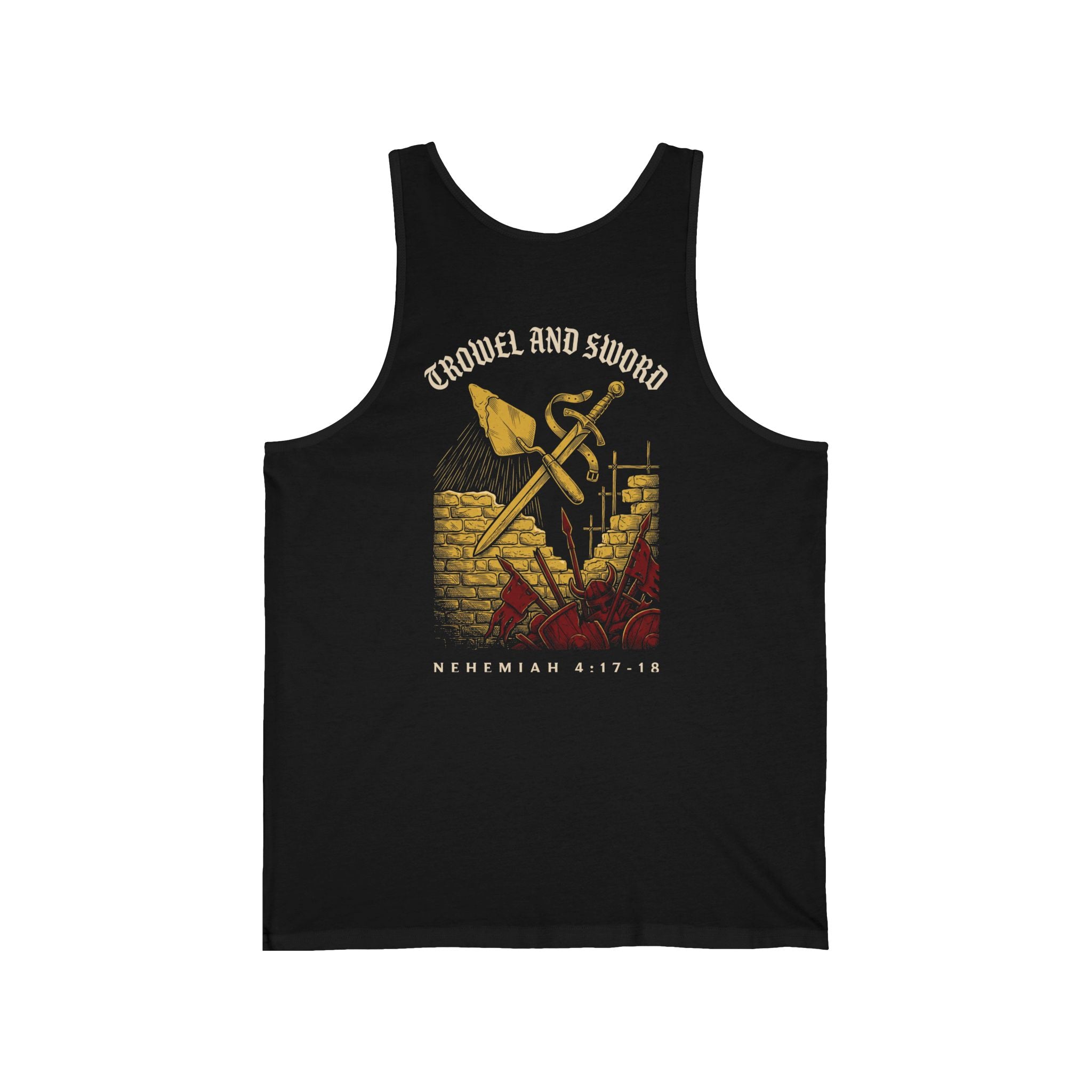 Trowel and Sword Christian Tank | Reformed Warrior Faith