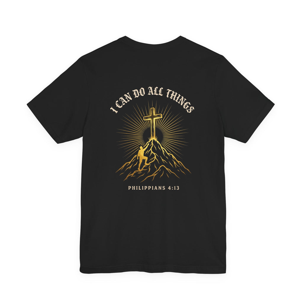 I Can Do All Things Through Christ Christian Tee | Faith Bible Verse Shirt