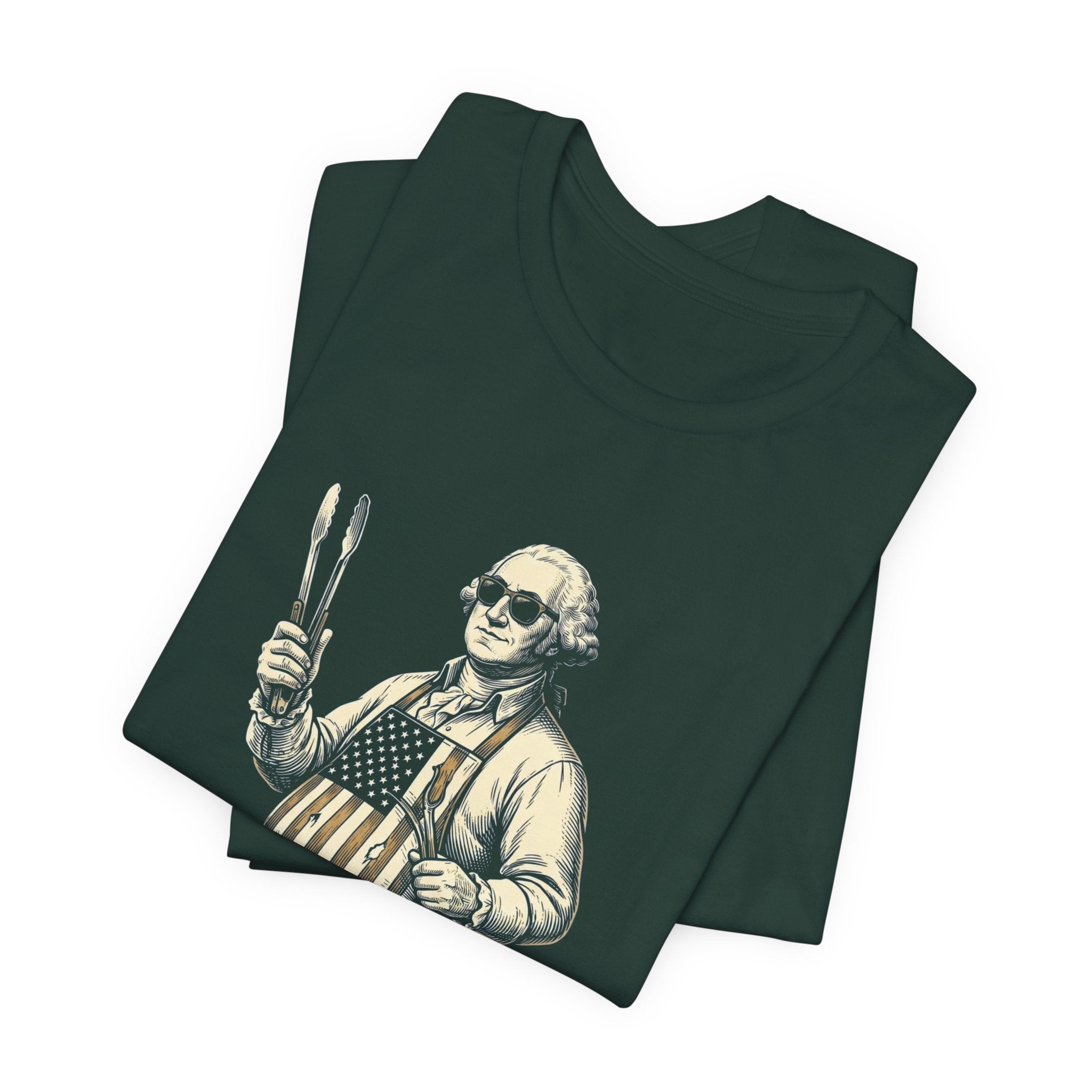 Revolutionary Dad T-Shirt | Funny 4th of July Dad Tee | Patriotic Grilling Gift | Founding Father Fathers Day Shirt