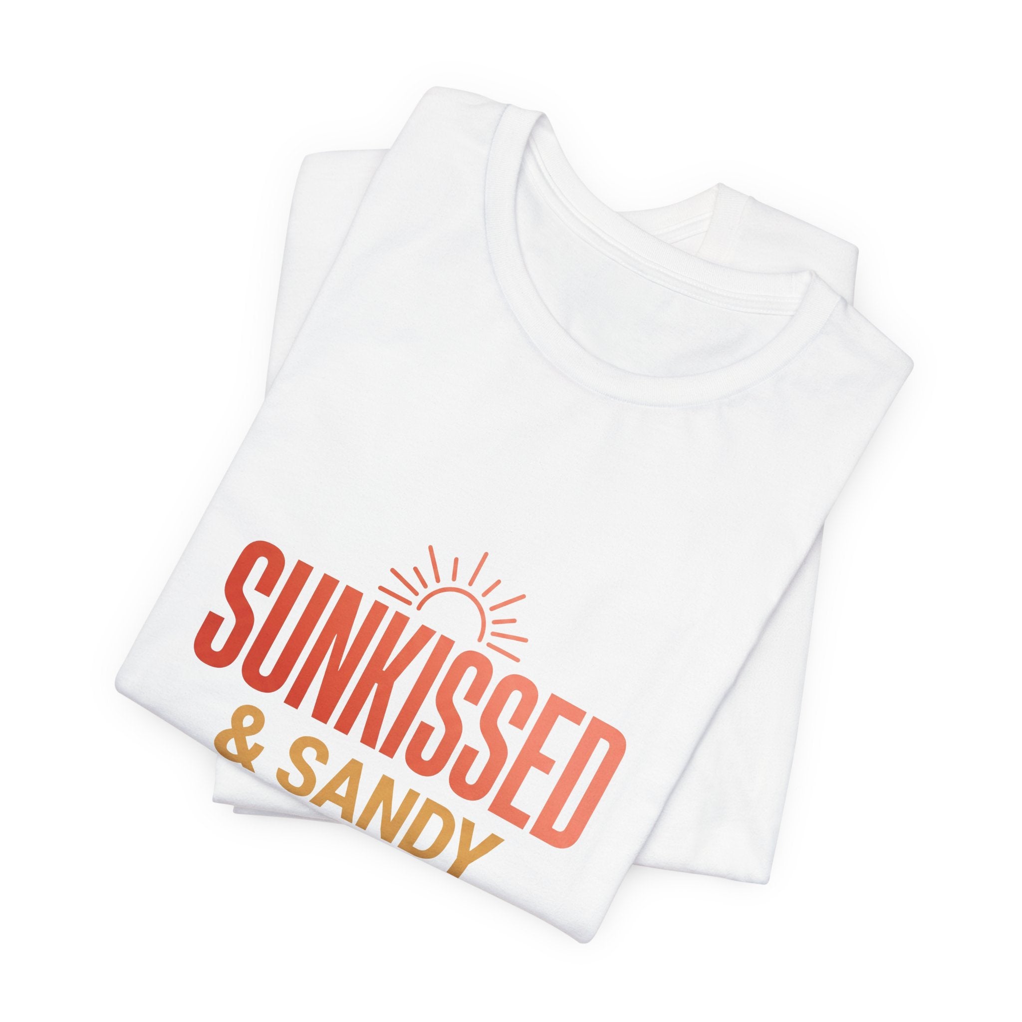 Sunkissed & Sandy Tee - Beach Vibe Graphic Shirt for Relaxed Days