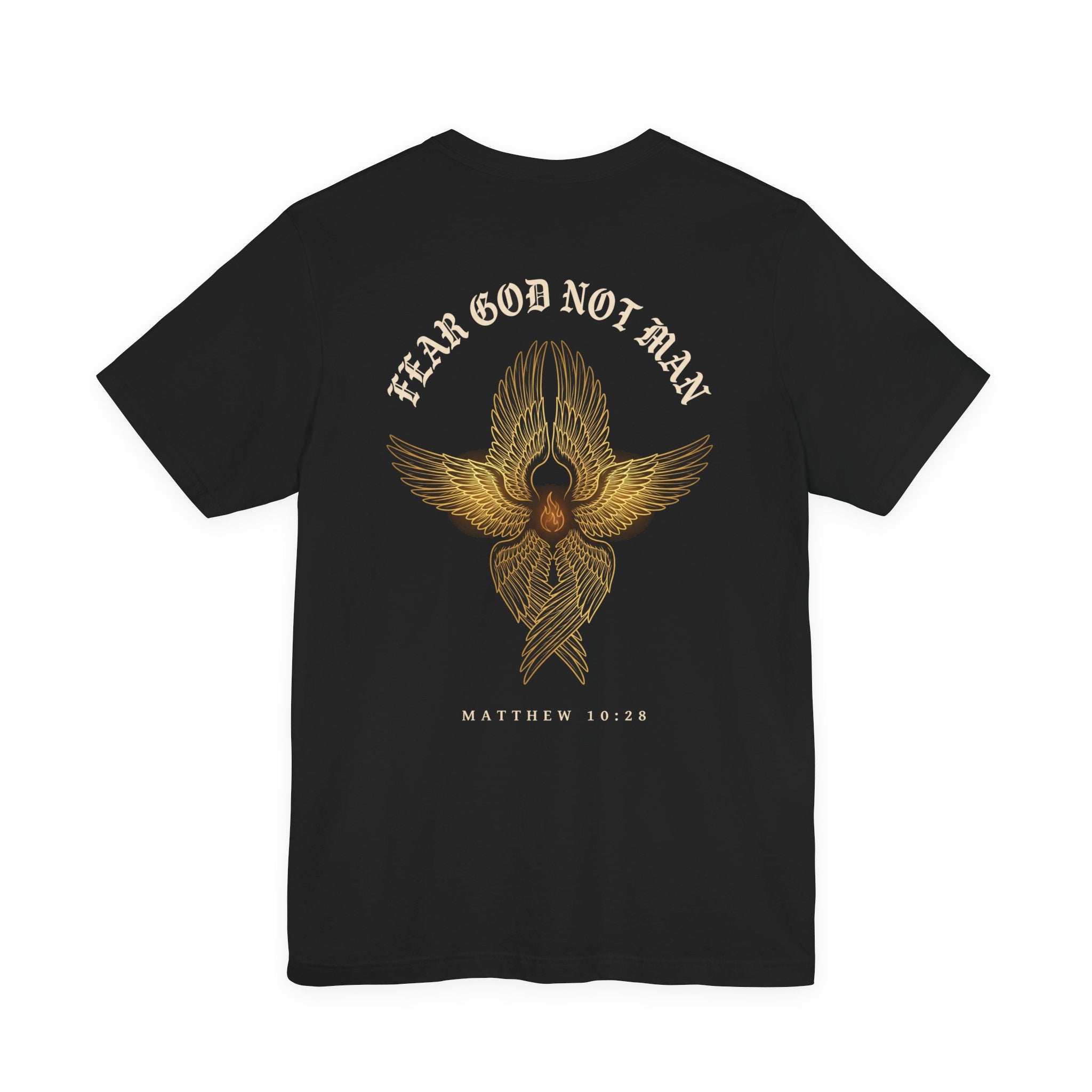 Fear God Not Man Christian Tee | Reformed Warrior Faith Shirt