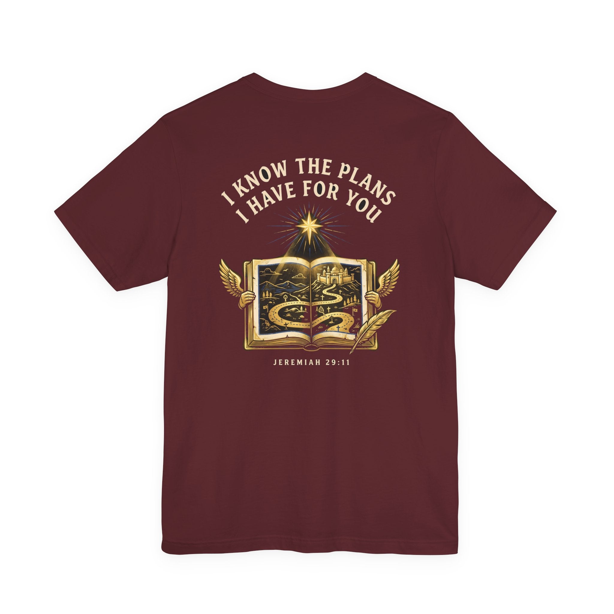 For I Know the Plans I Have For You Christian Tee | Faith Bible Verse Shirt