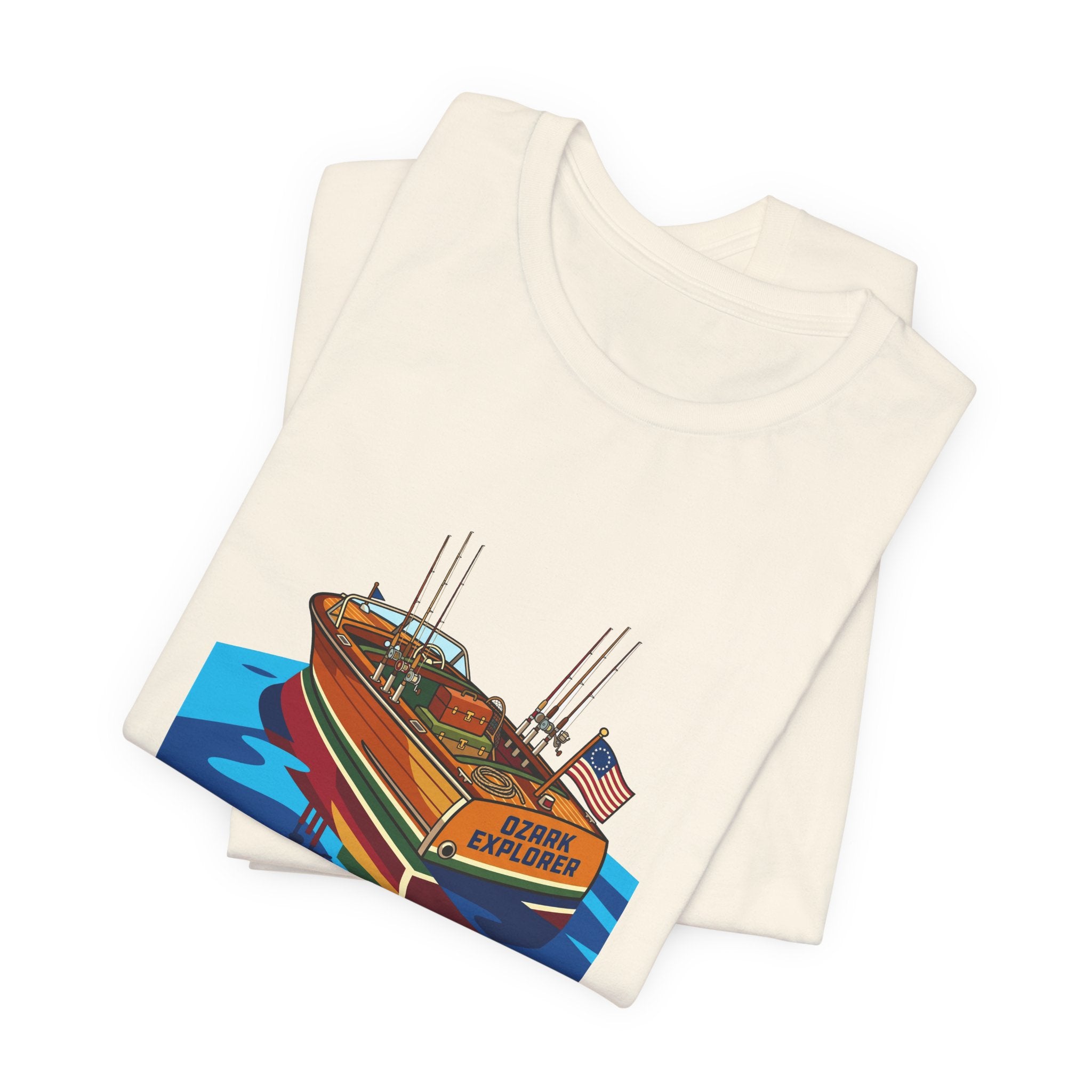 Vintage Wooden Boat Tee | Lake of the Ozarks Adventure Shirt