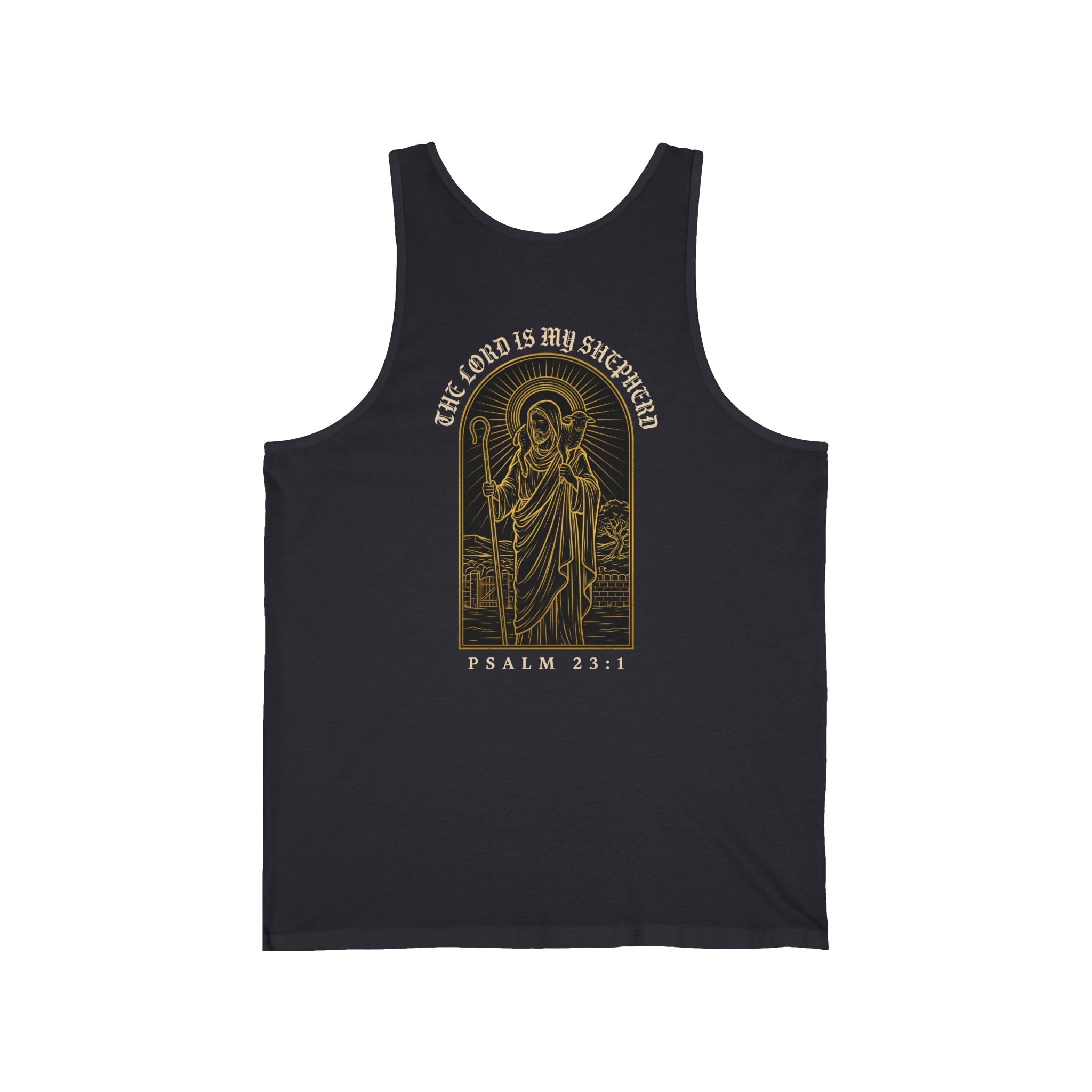 The Lord Is My Shepherd Christian Tank Top | Faith Bible Verse