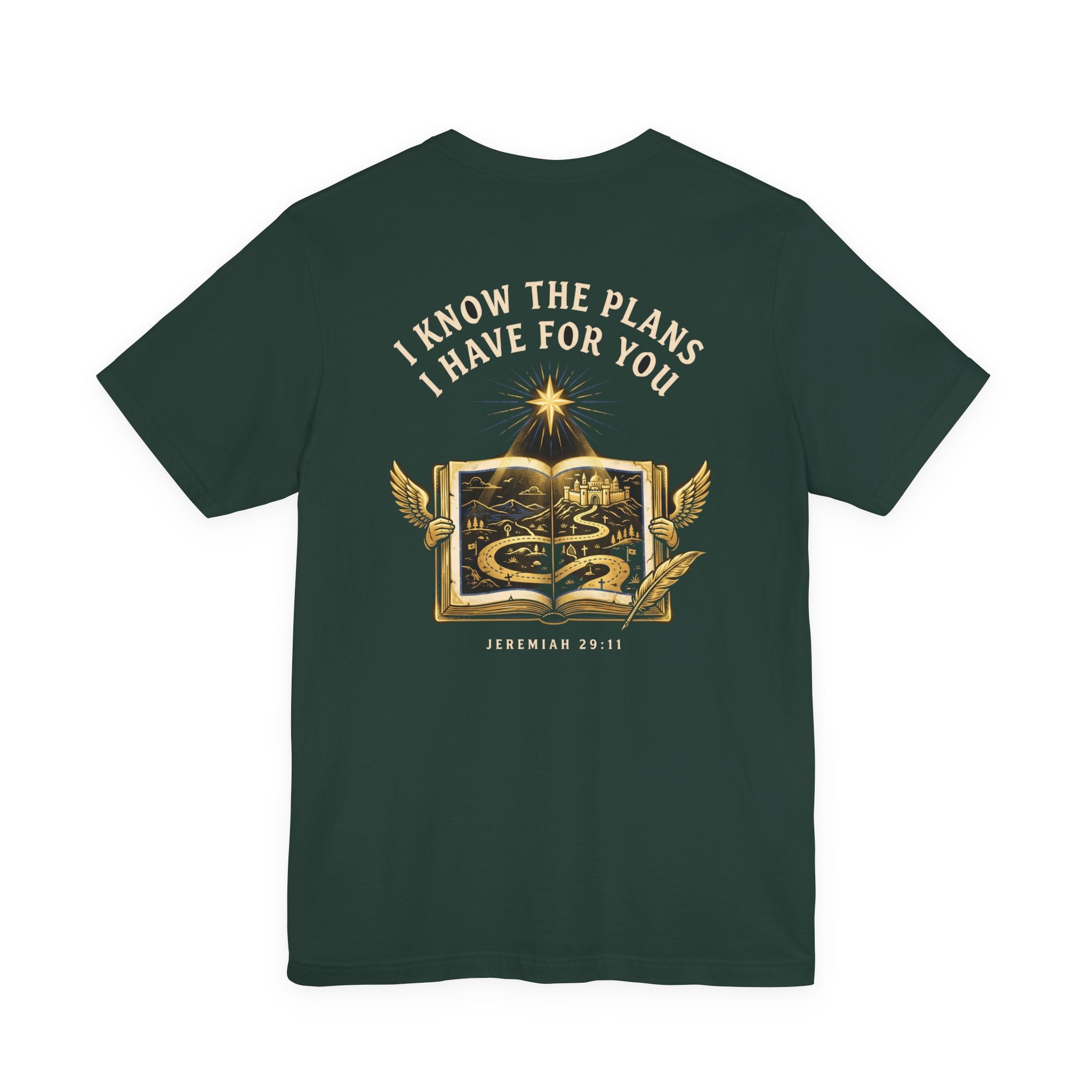 For I Know the Plans I Have For You Christian Tee | Faith Bible Verse Shirt