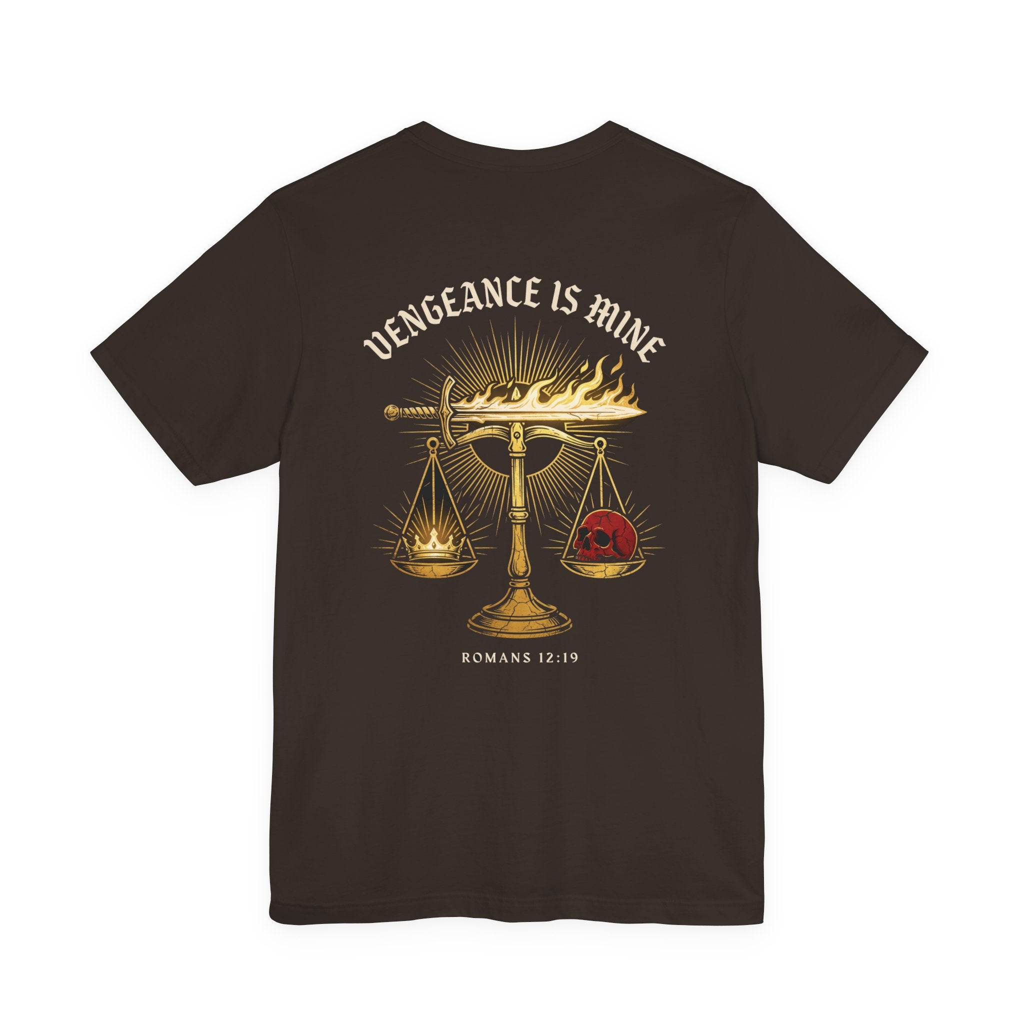 Vengeance Is Mine Christian Tee | Reformed Warrior Faith Shirt