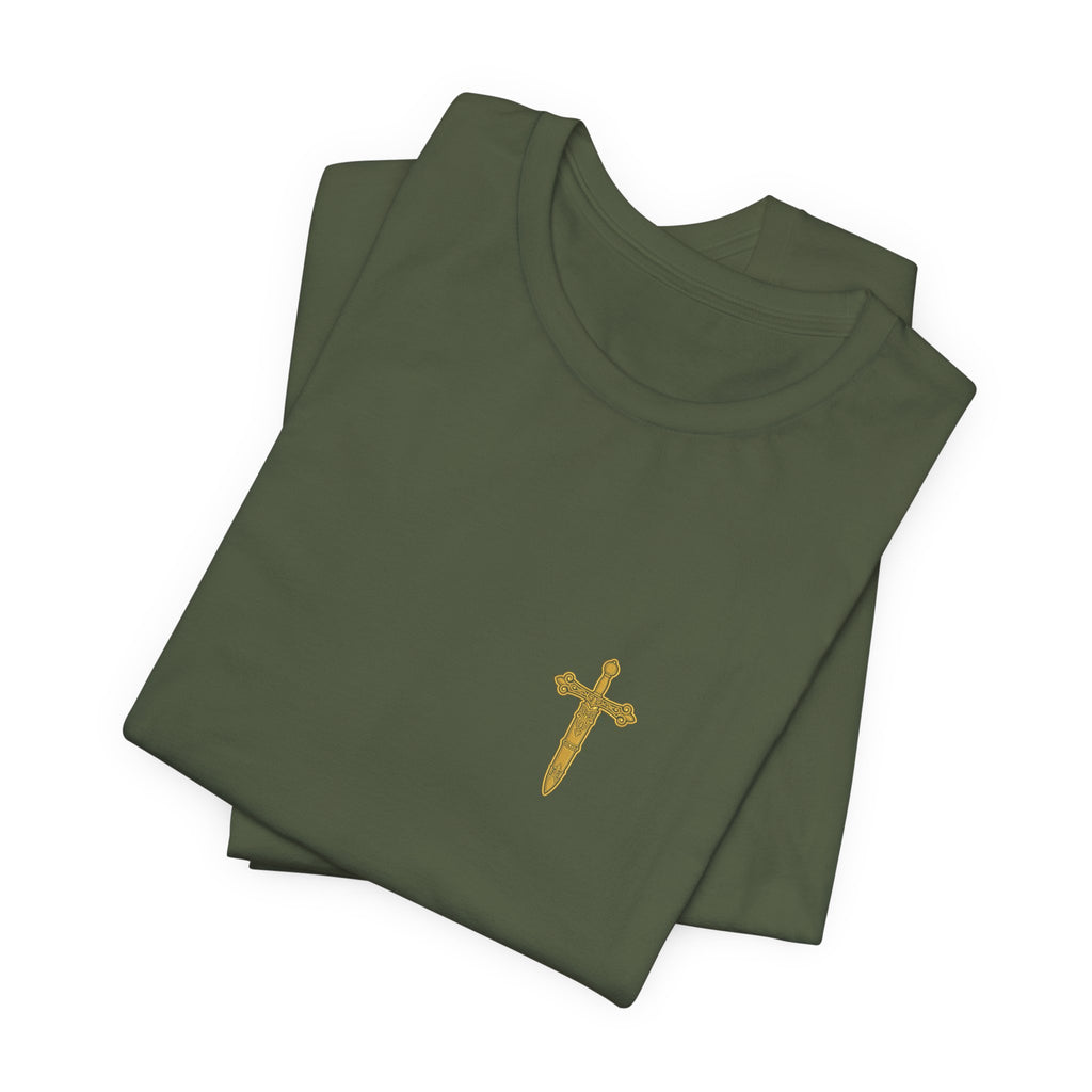 Crucified With Christ Christian Tee | Reformed Warrior Faith Shirt