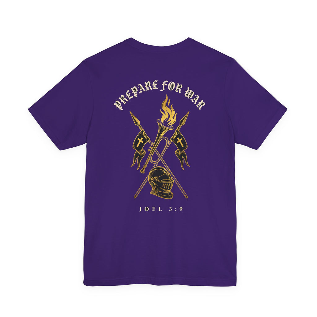 Prepare for War Christian Tee | Reformed Warrior Faith Shirt